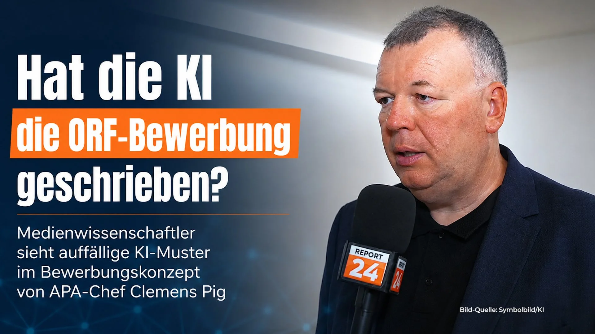 Medienwissenschaftler Weber ortet auffällige KI-Muster im ORF Bewerbungskonzept von APA-Chef Clemens Pig