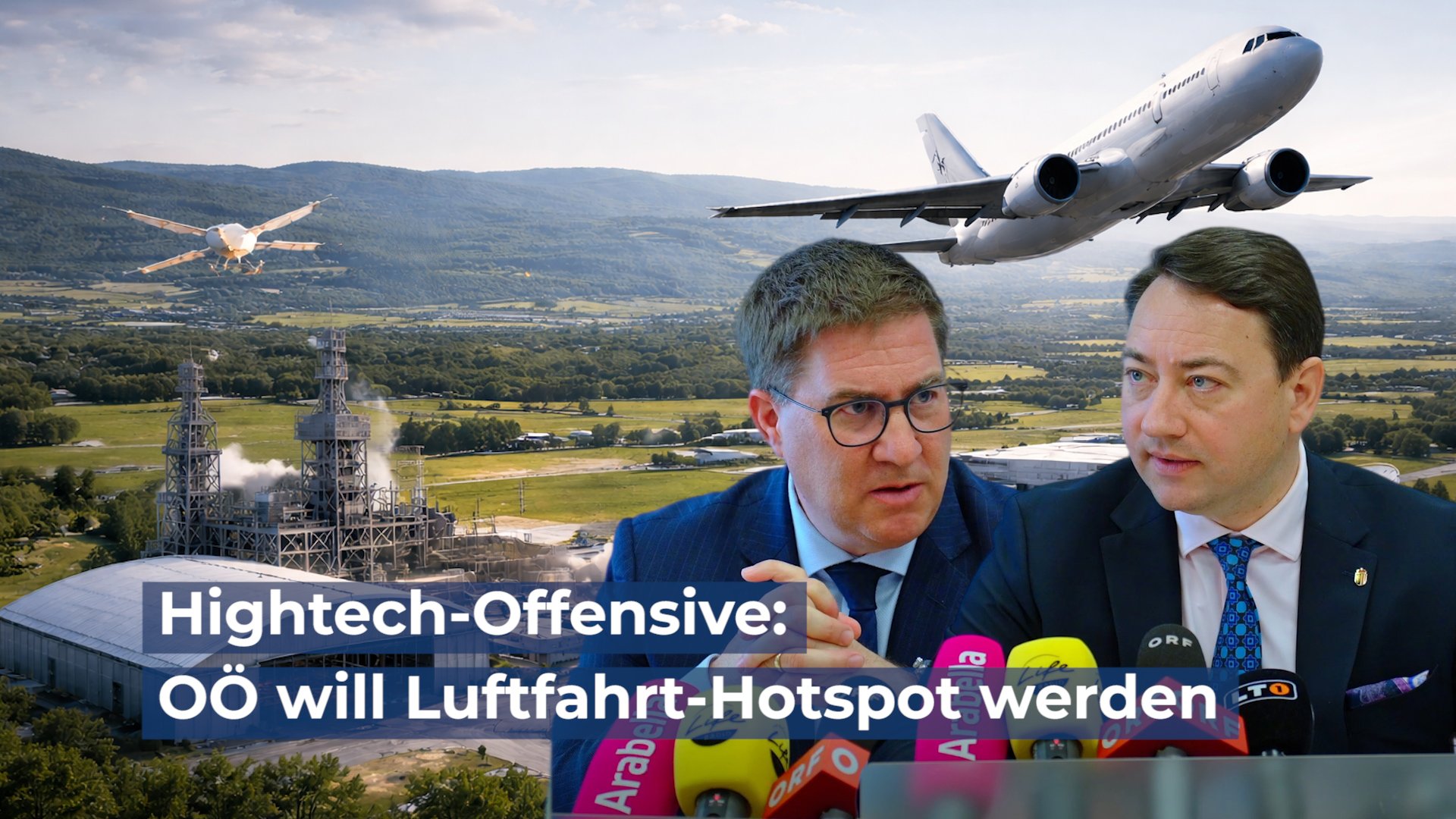 Hightech-Offensive: OÖ will Luftfahrt-Hotspot werden
