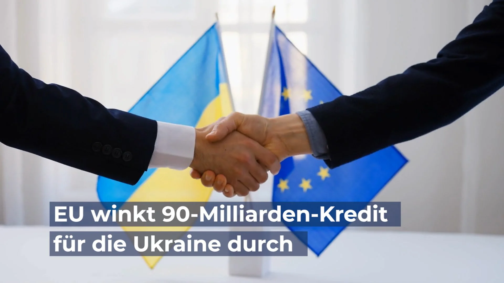 EU winkt 90-Milliarden-Euro-Kredit für die Ukraine durch