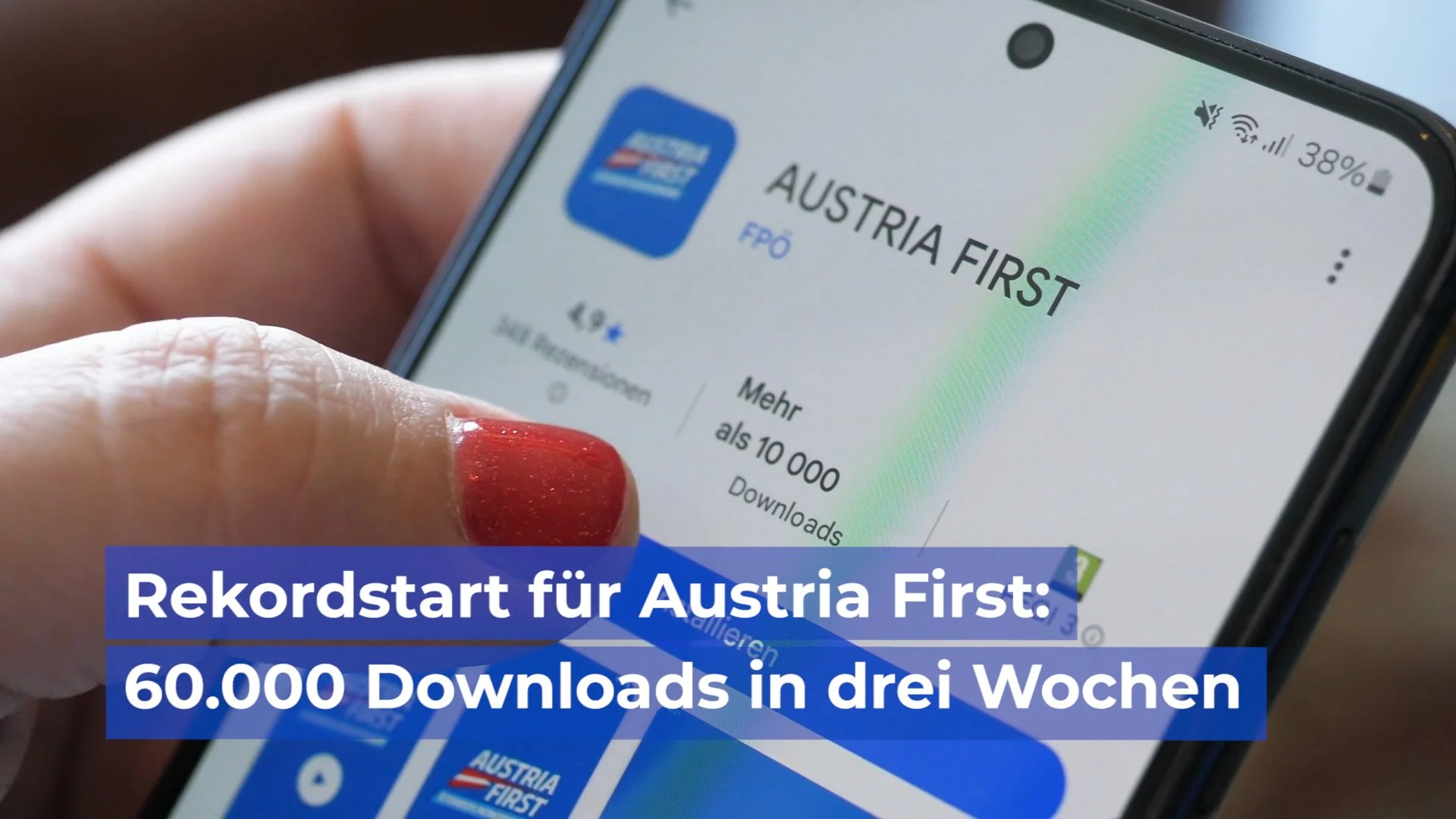 Rekordstart für Austria First