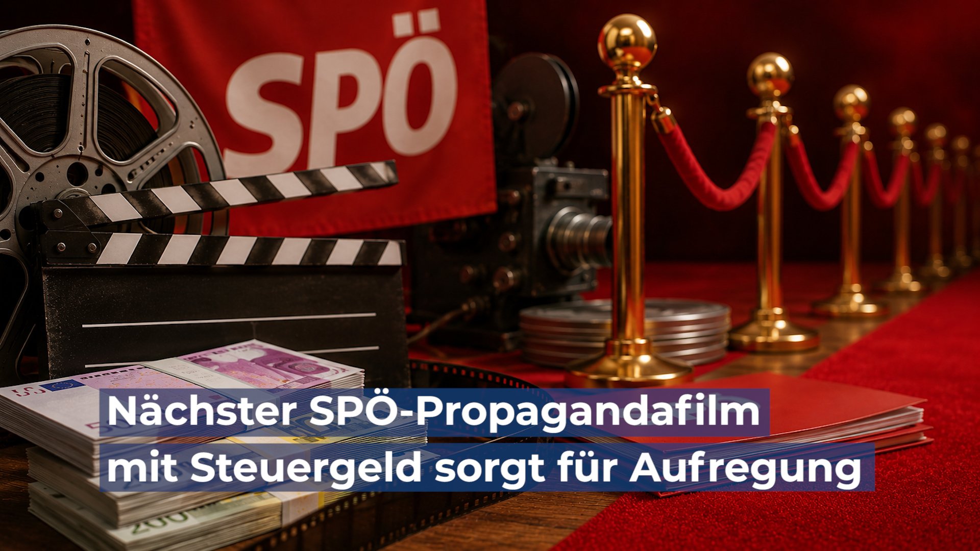 Nächster SPÖ-Propaganda Film mit Steuergeld sorgt für Aufregung