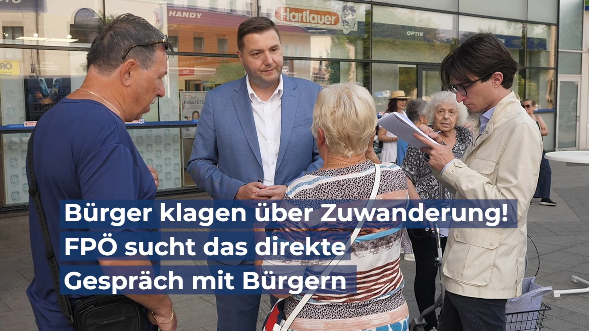 Bürger klagen über Zuwanderung! „Echt sozial und ned egal“: FPÖ sucht das direkte Gespräch mit Bürgern