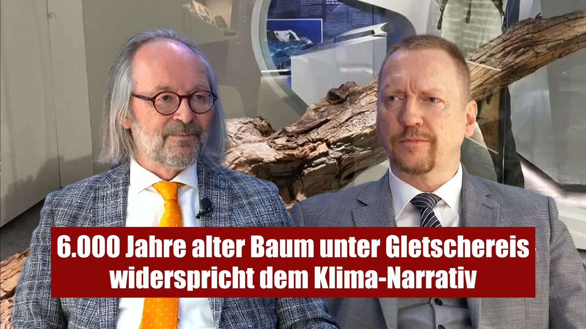 6.000 Jahre alter Baum unter Gletschereis widerspricht dem Klima-Narrativ
