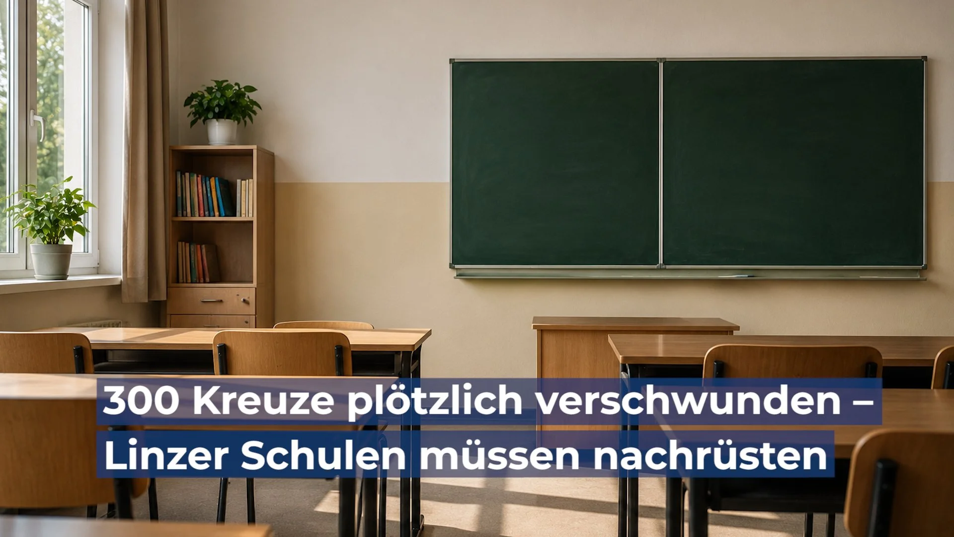 300 Kreuze plötzlich verschwunden – Linzer Schulen müssen nachrüsten