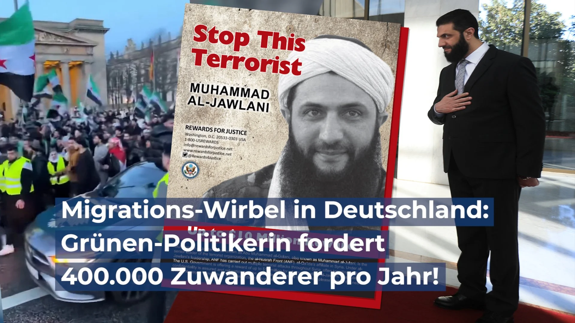Migrations-Wirbel in Deutschland: Grünen-Politikerin fordert 400.000 Zuwanderer pro Jahr!