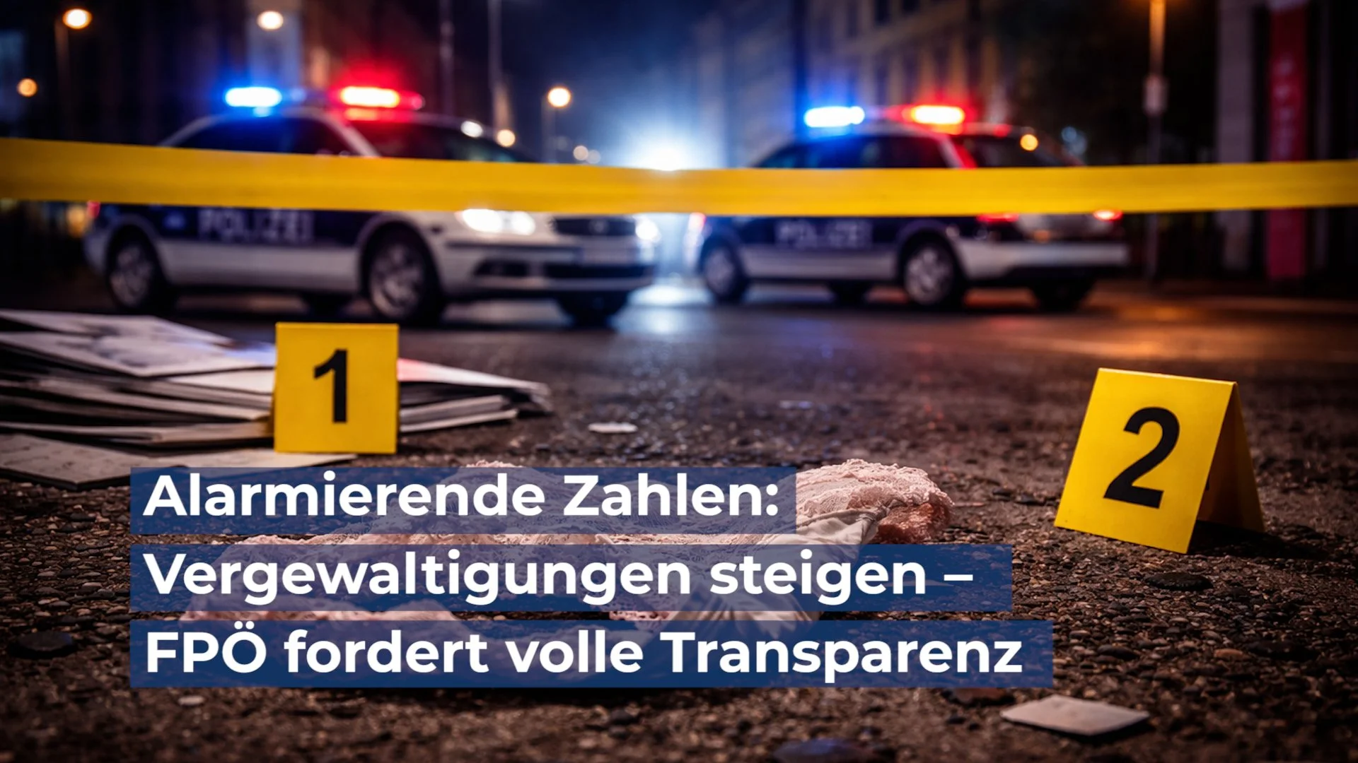 Alarmierende Zahlen: Vergewaltigungen steigen – FPÖ fordert volle Transparenz
