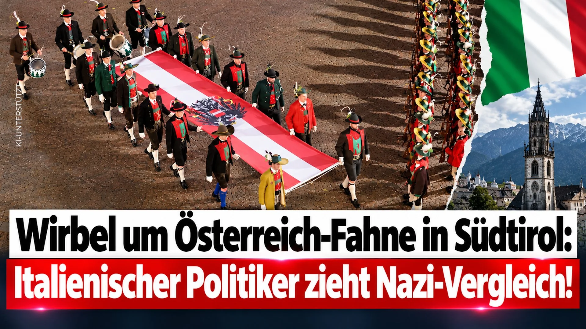 Wirbel um Österreich-Fahne in Südtirol: Italienischer Politiker zieht Nazi-Vergleich!