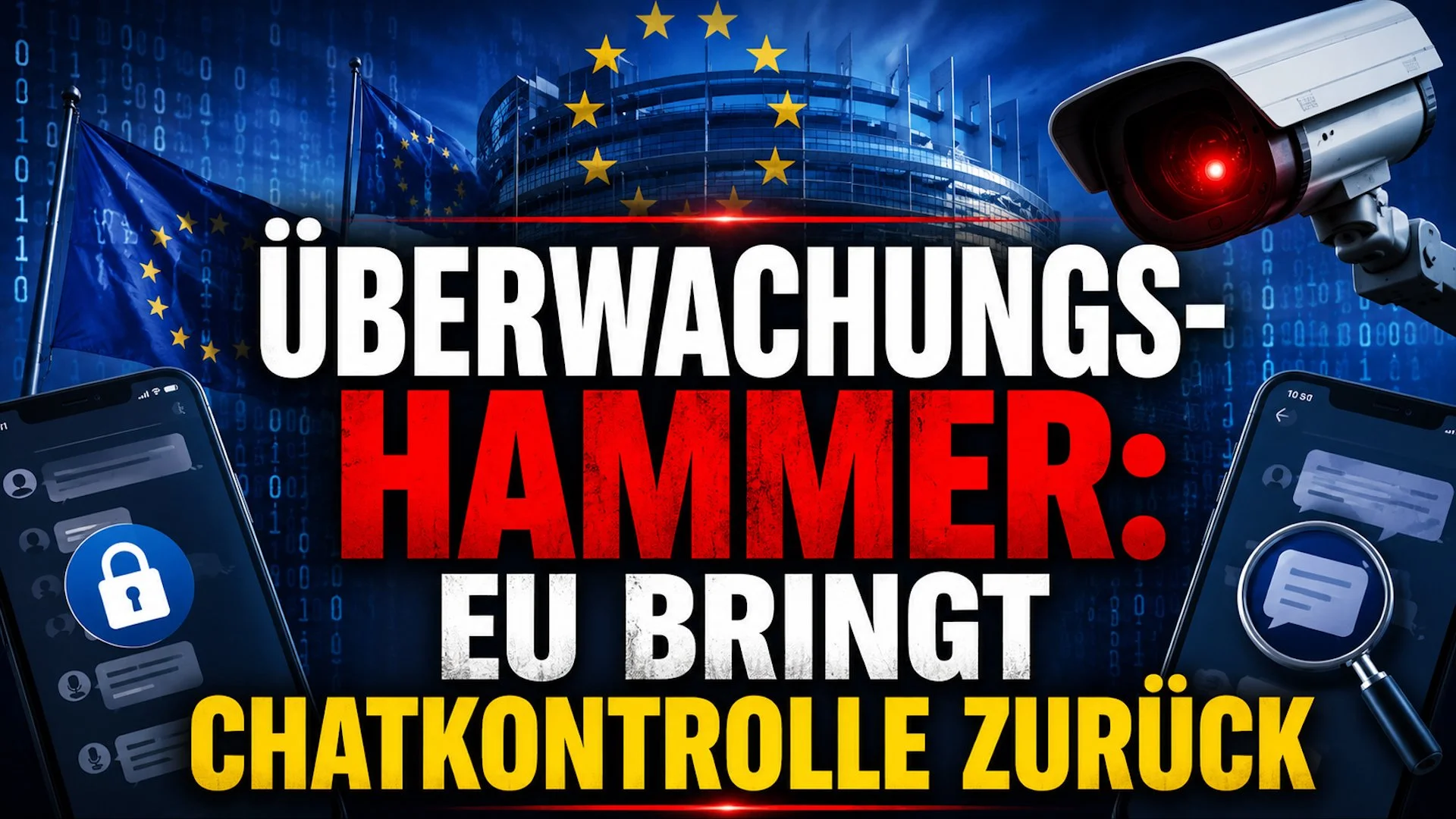 Überwachungs-Hammer: EU bringt Chatkontrolle zurück