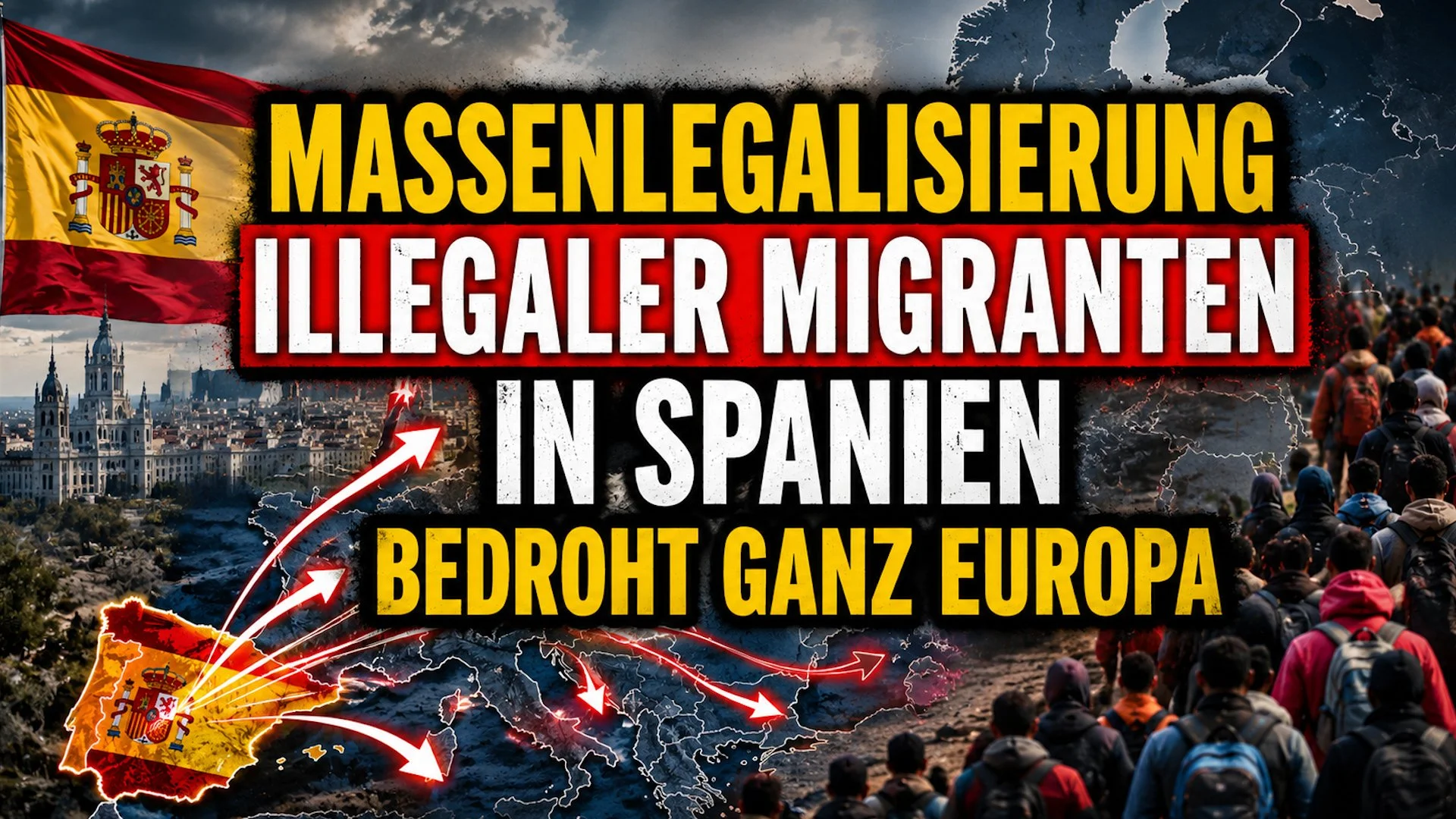 Massenlegalisierung illegaler Migranten in Spanien bedroht ganz Europa