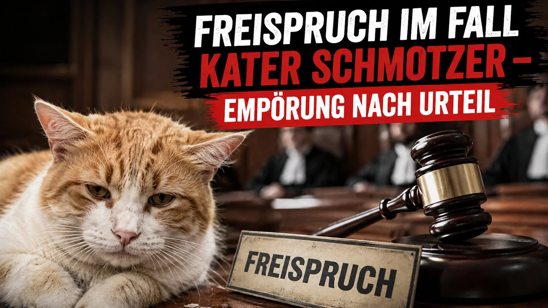 Freispruch im Fall Kater Schmotzer – Empörung nach Urteil