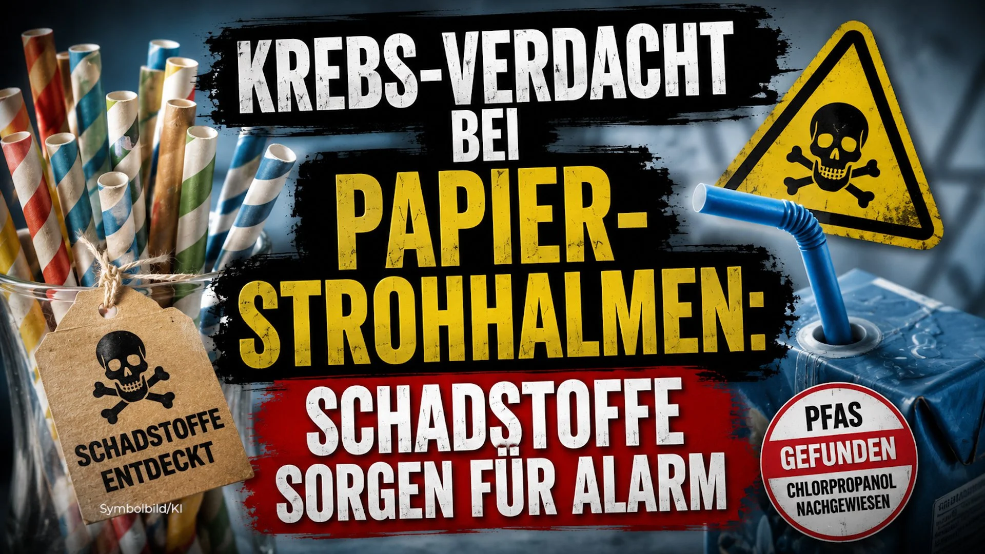 Krebs-Verdacht bei Papier-Strohhalmen: Schadstoffe sorgen für Alarm