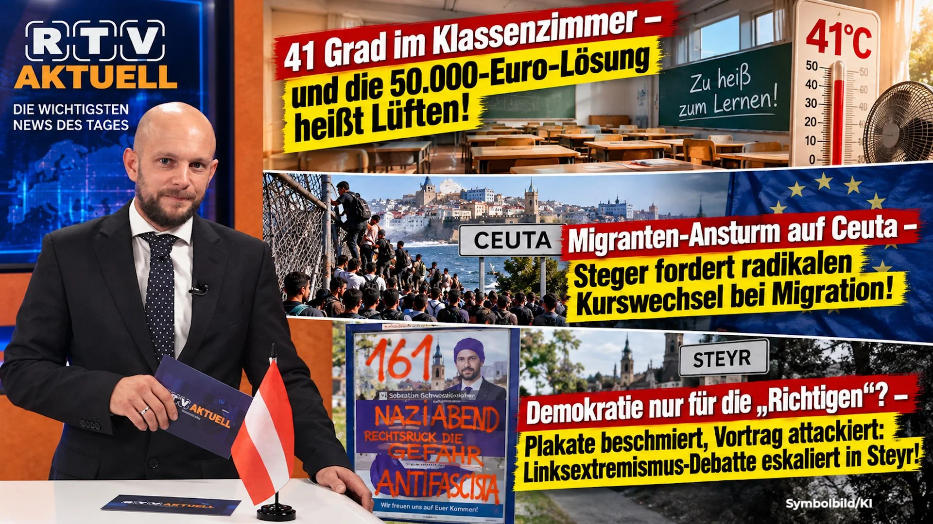 RTV AKTUELL vom Mittwoch dem 16. September 2026