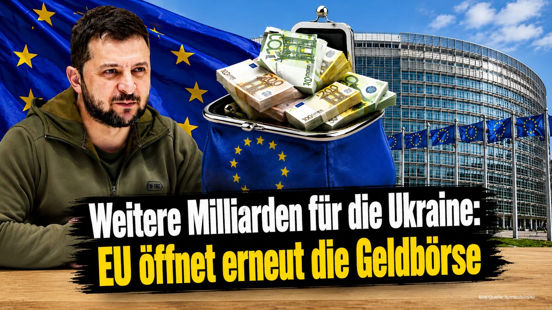 Weitere Milliarden für die Ukraine: EU öffnet erneut die Geldbörse