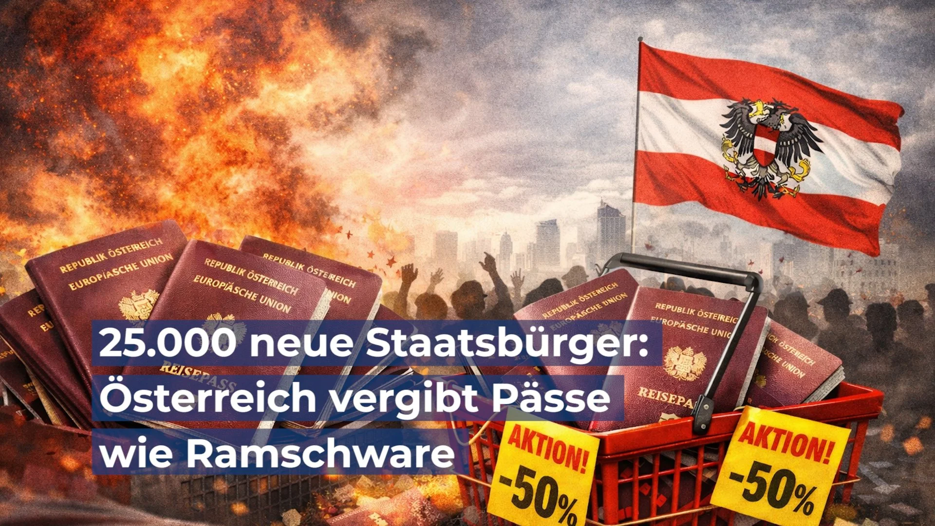 25.000 neue Staatsbürger: Österreich vergibt Pässe wie Ramschware