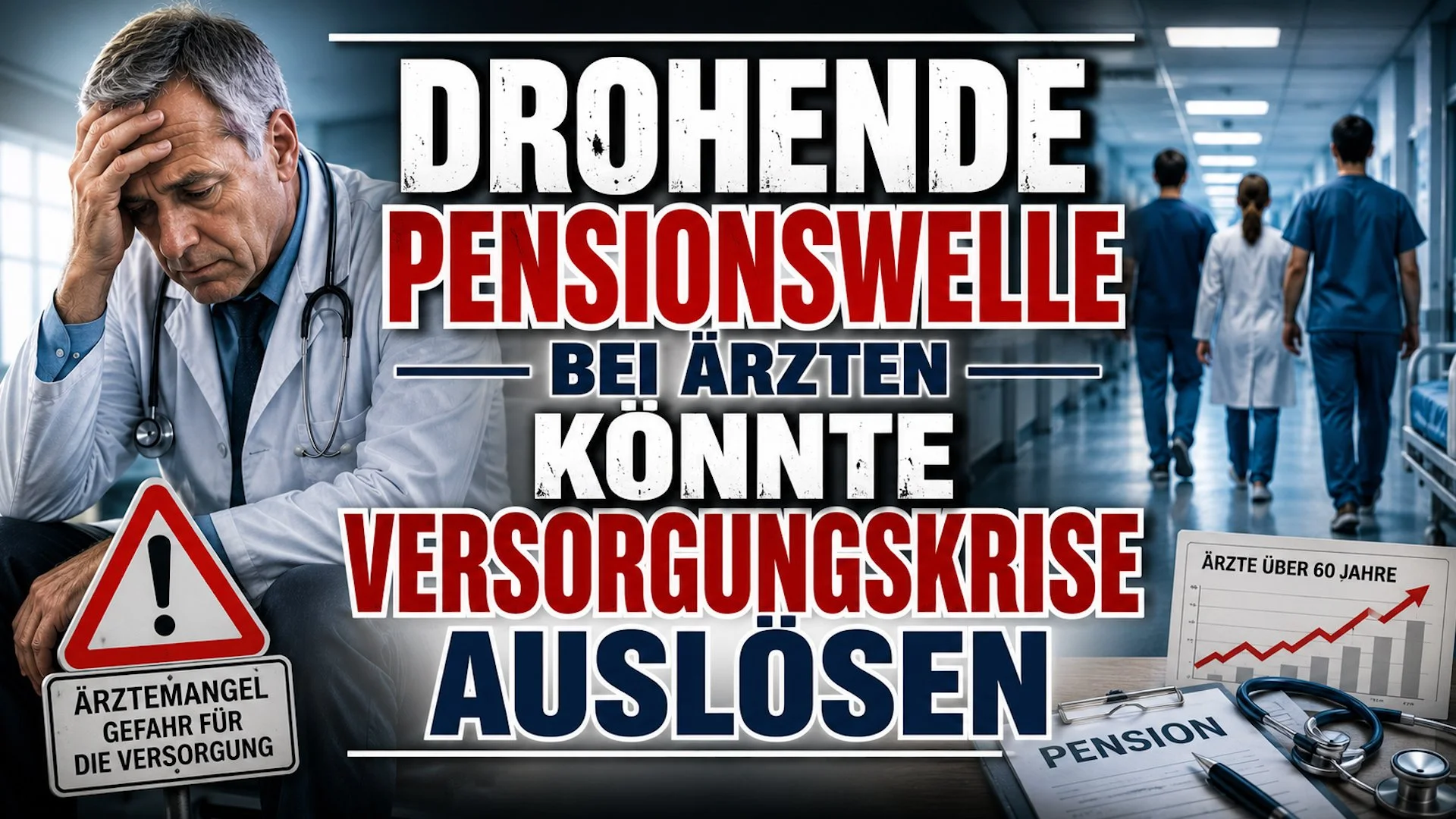 Drohende Pensionswelle bei Ärzten könnte Versorgungskrise auslösen