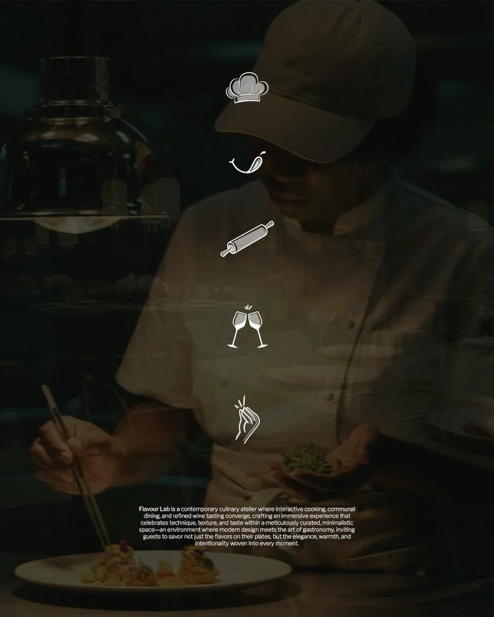 \\ Introducing Flavour Lab a fine-dining, family-friendly restaurant serving culinary experiences.

This project was honestly such a refreshing shift for me. The direction was completely different from my usual design style&hellip; fun, expressive, a
