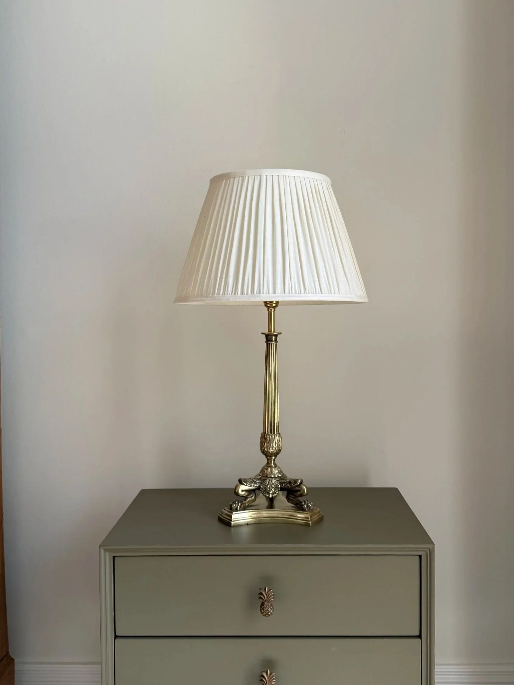 Brass Lamp With Paw Feet