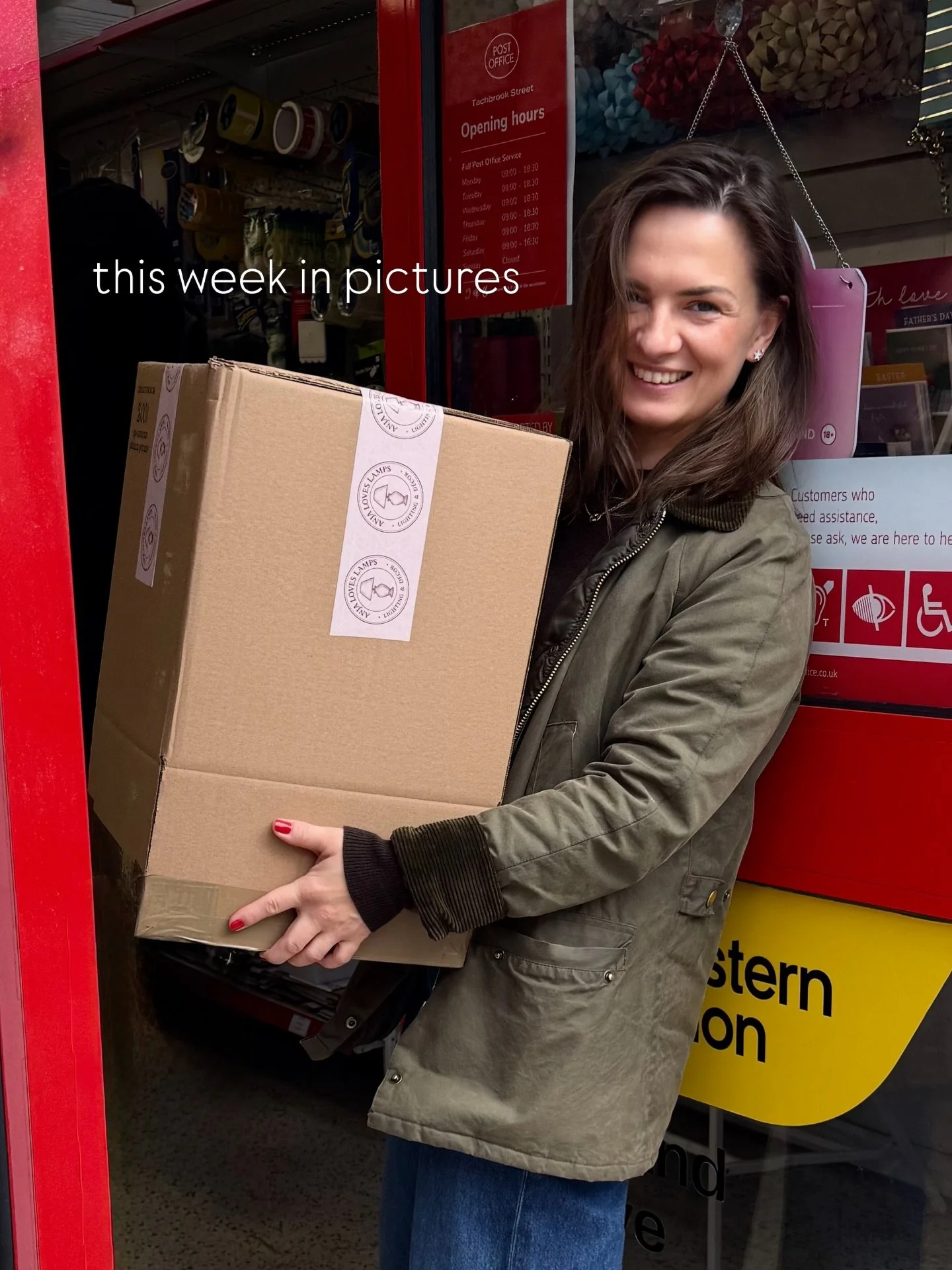 THE SUNDAY SCROLL This week has been filled with trips to the postal office, new lamps and trays arriving and getting some very needed tlc before they are photographed for the website. There has been a lot of socializing and good food making this wee