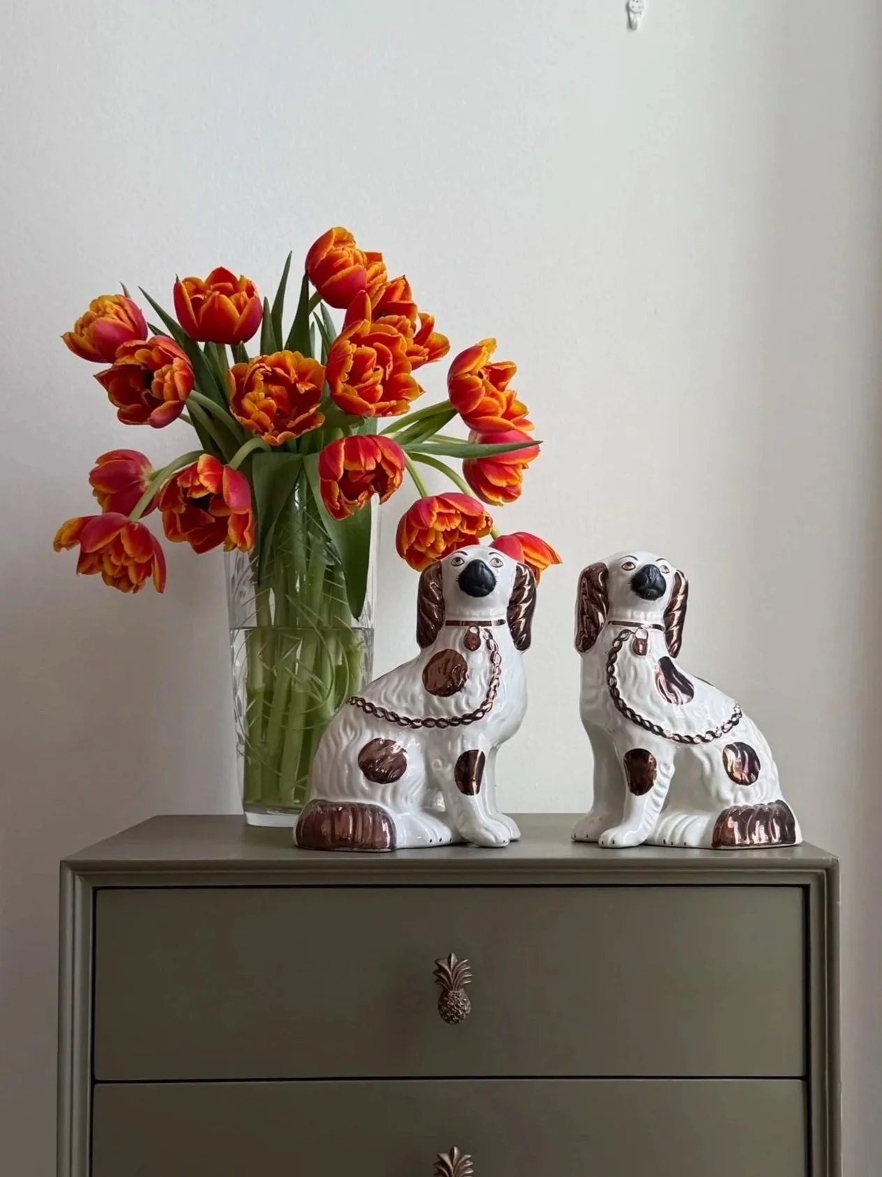 A Pair Of Staffordshire Dogs