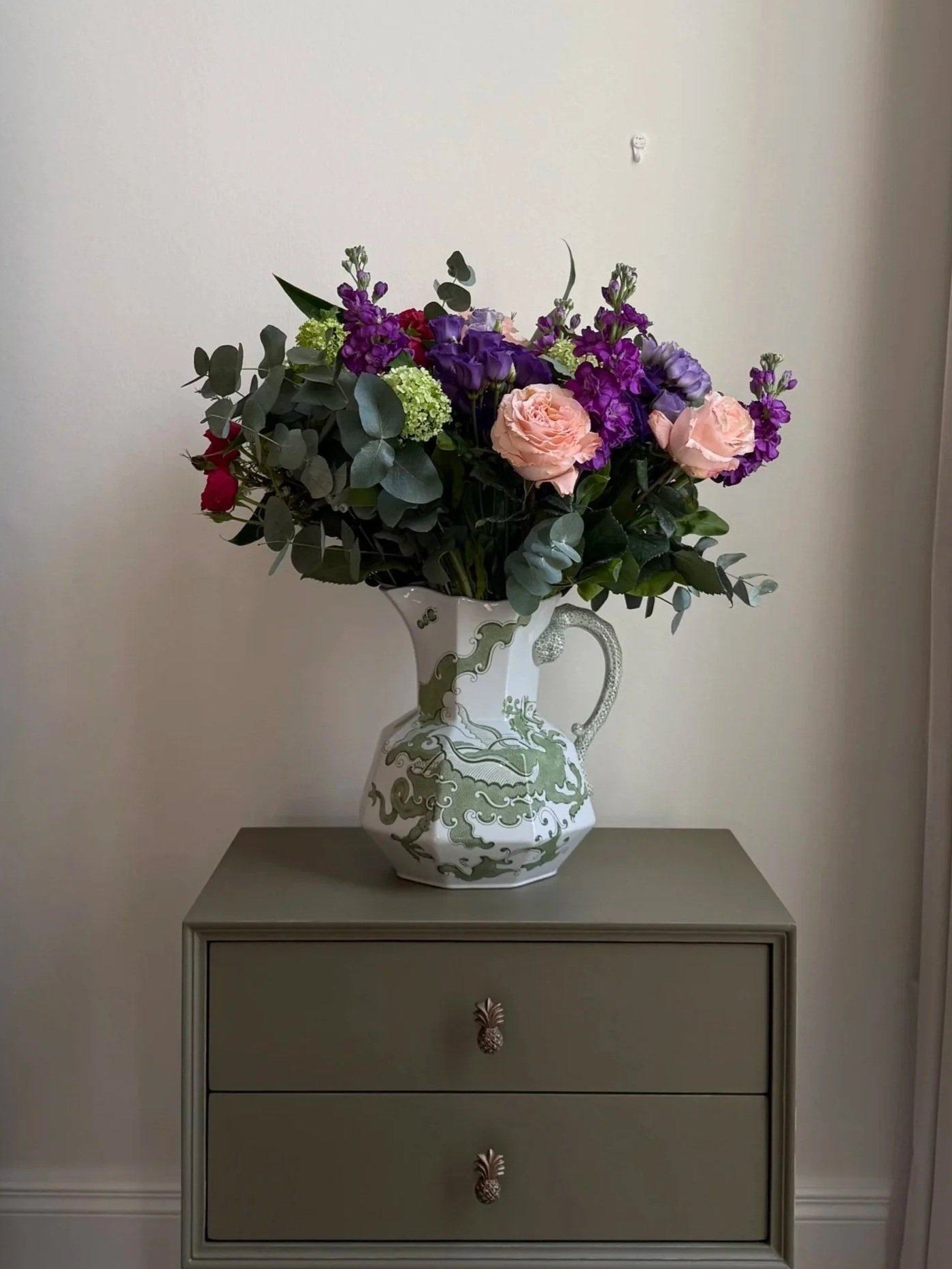 Large Mason’s Ironstone “Green Dragon” Jug