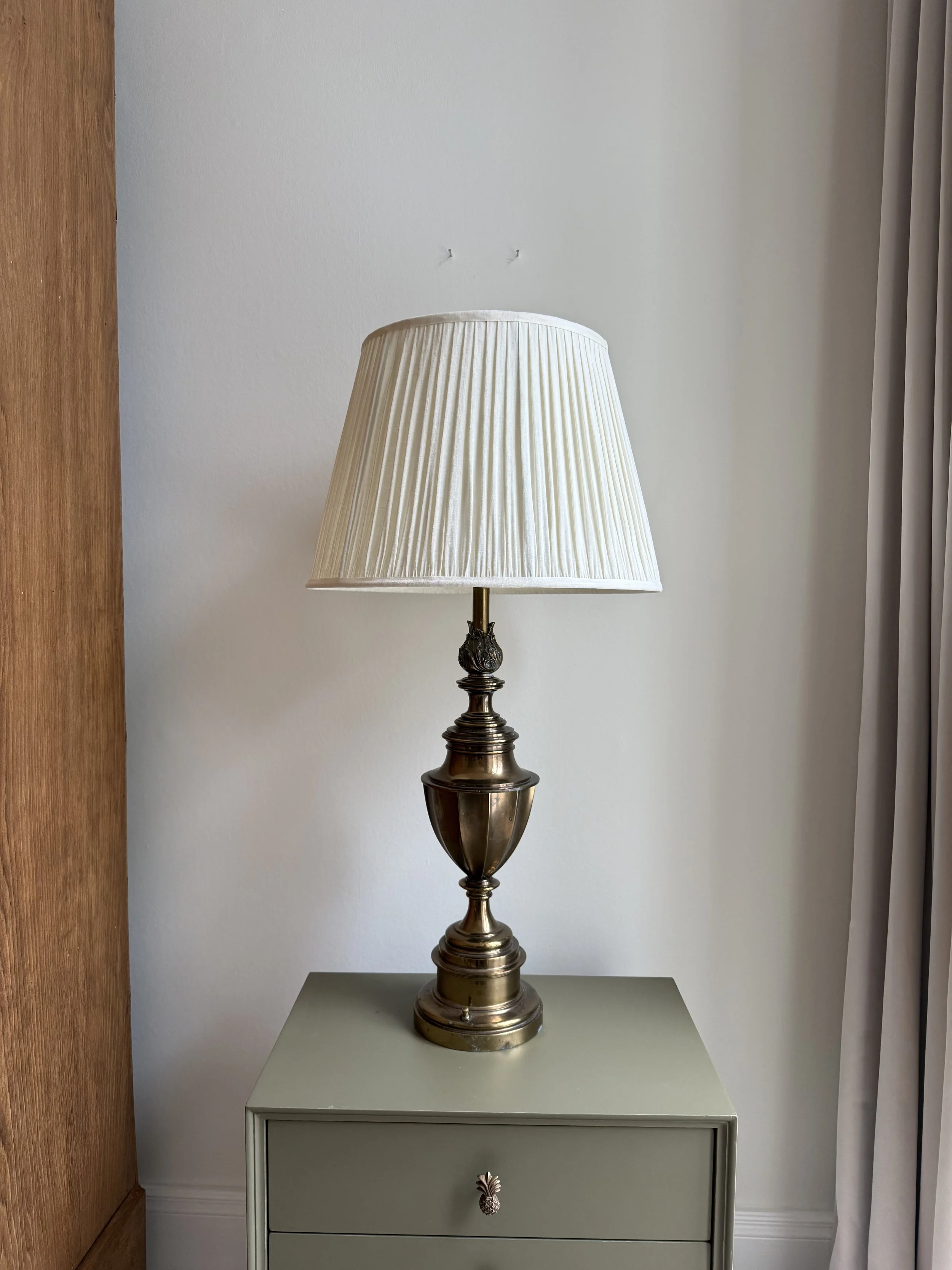 A Vintage Brass Lamp