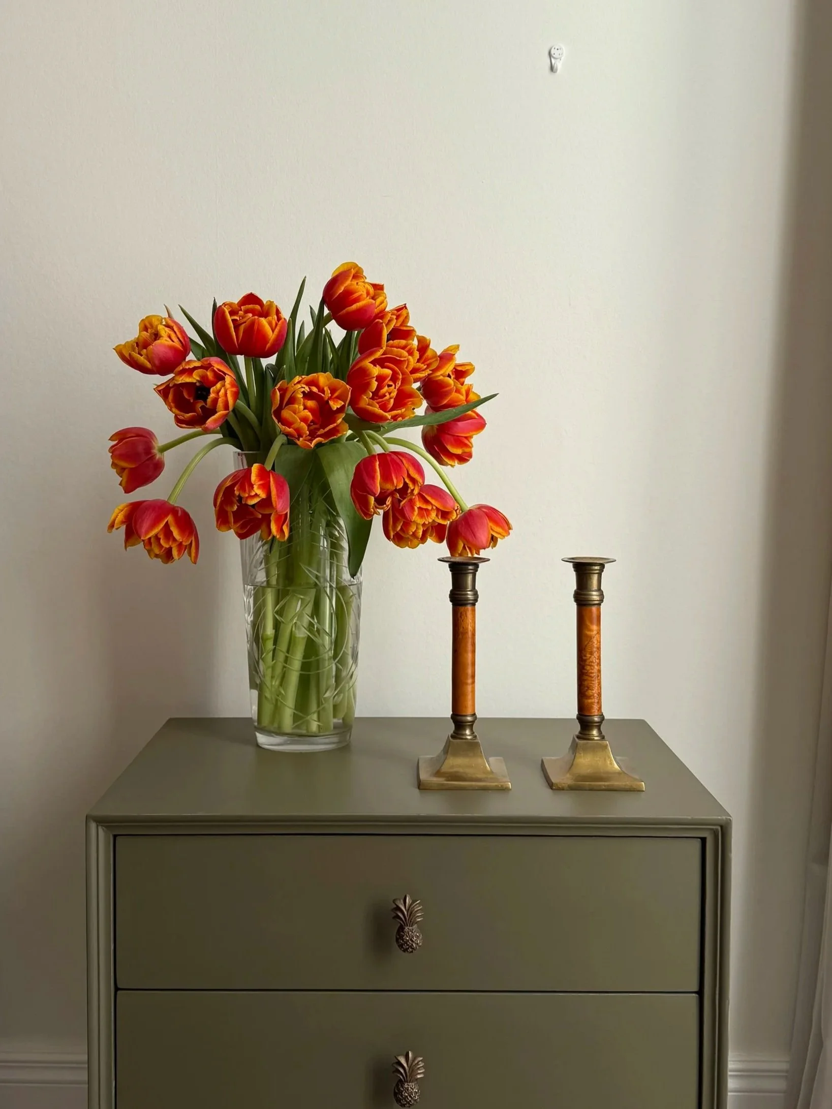 Brass & Burr Candle holders