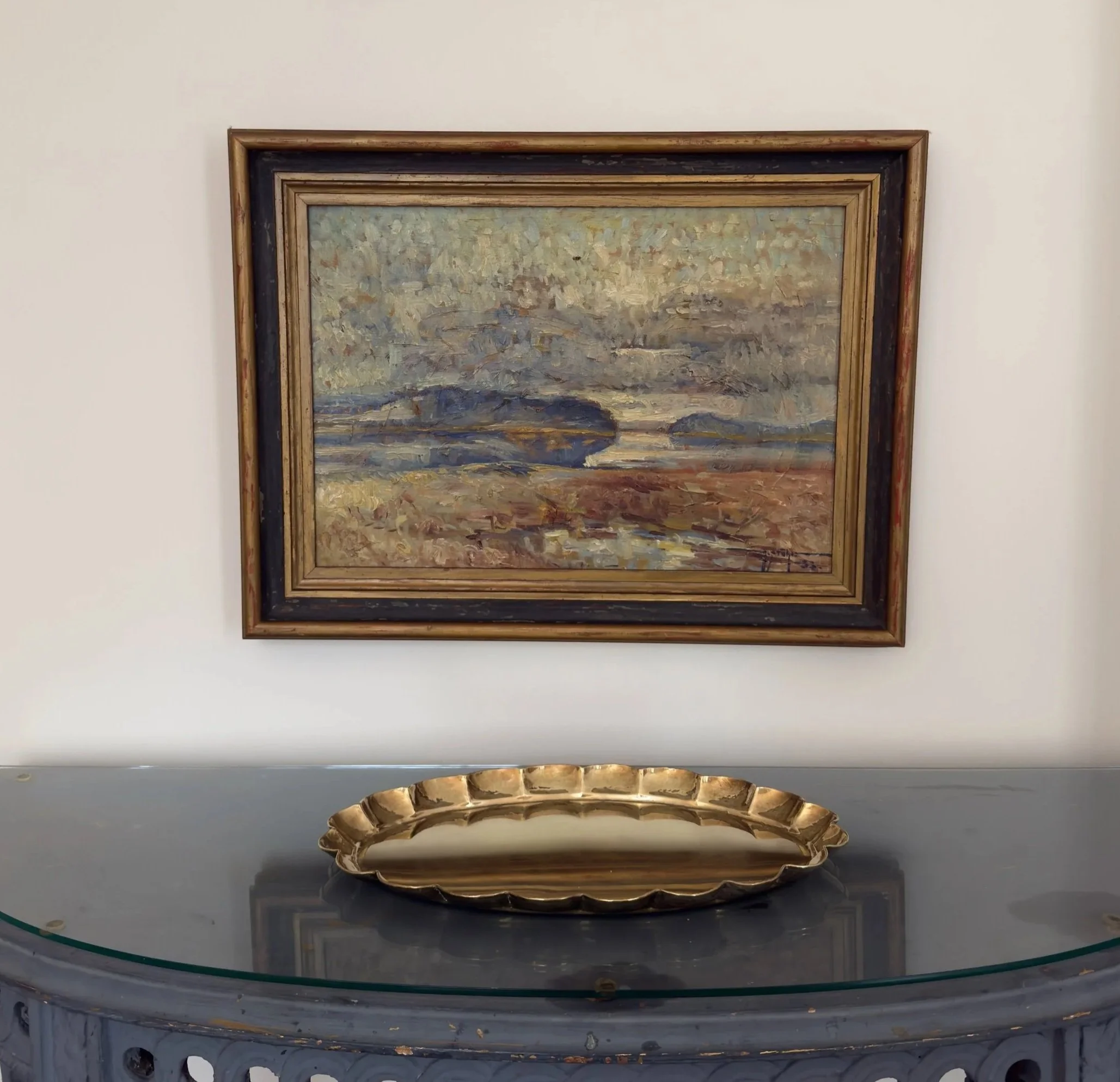 Abstract Oil Lake View