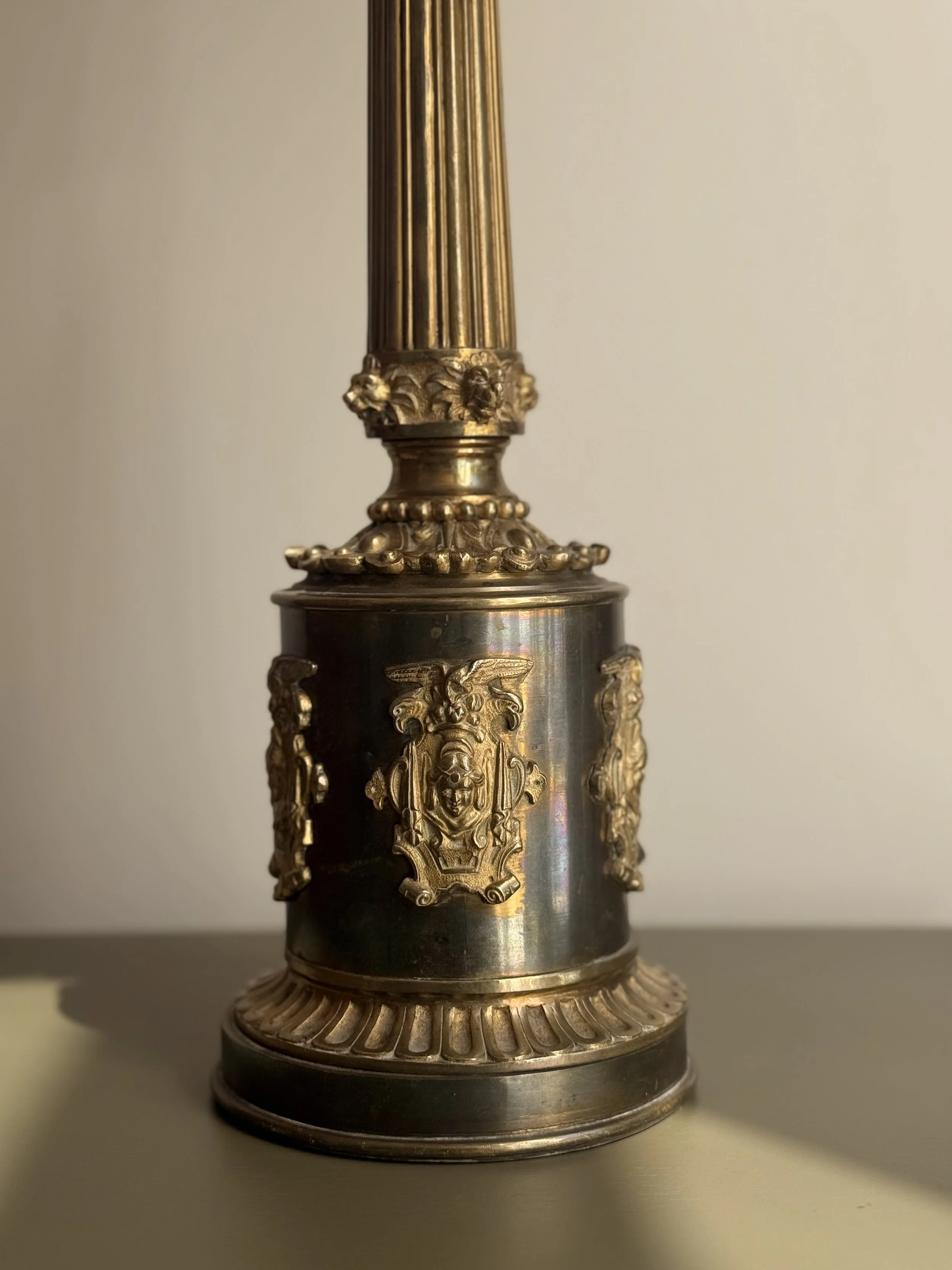 brass lamp