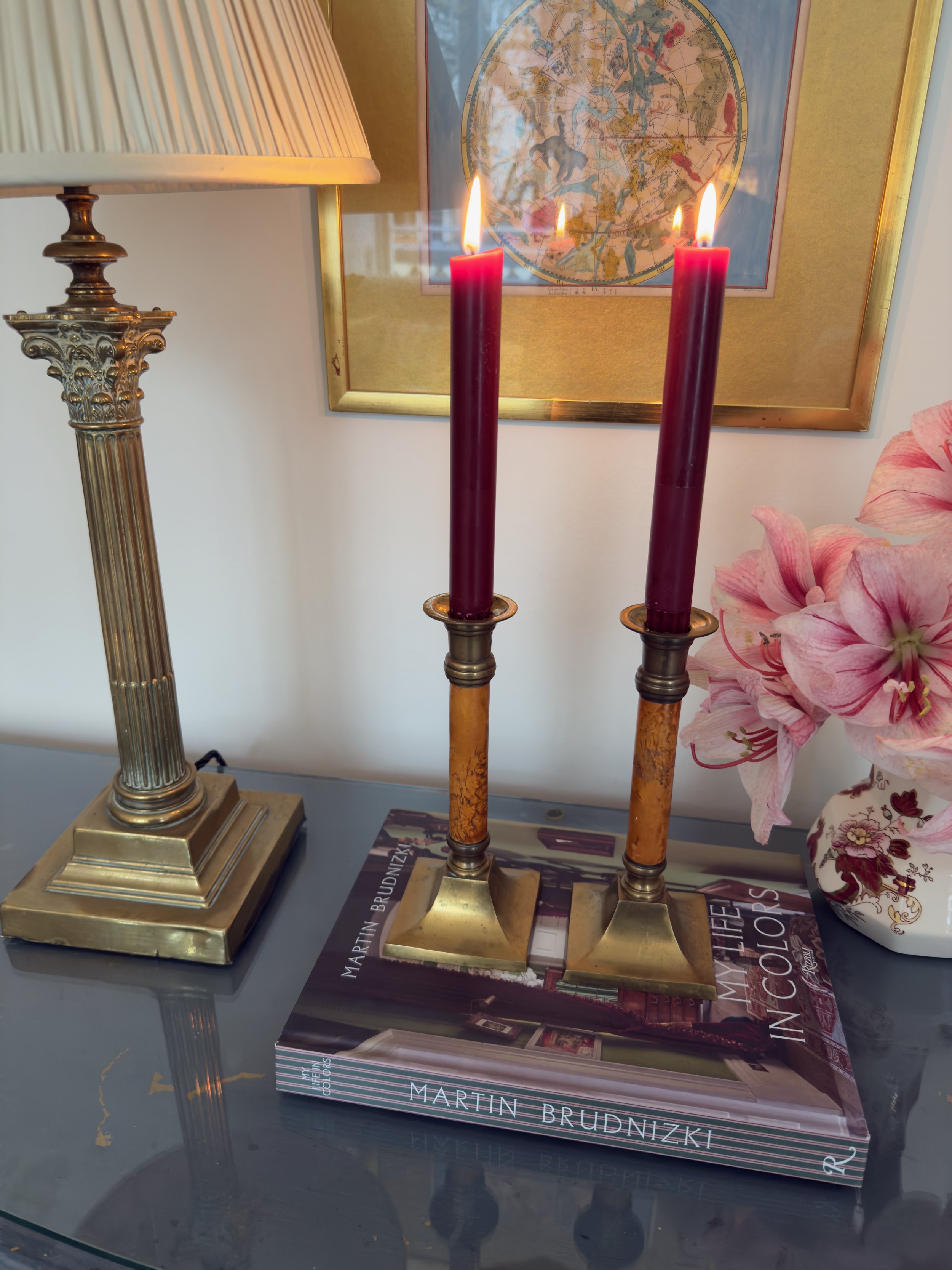 Brass & Root Candlesticks