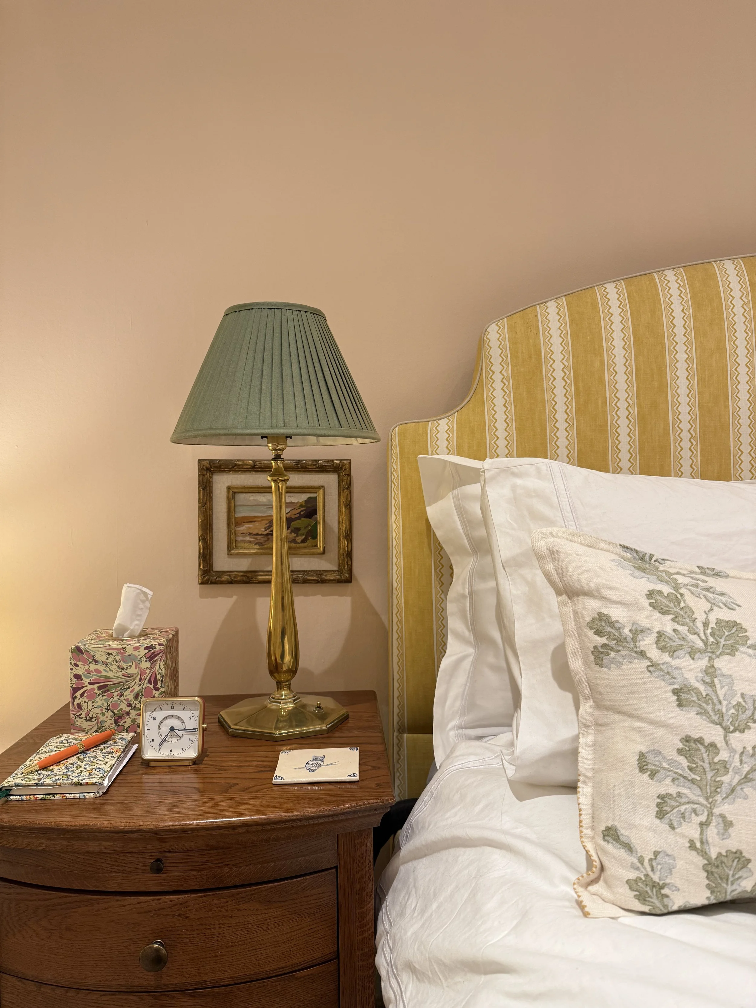 A Pair Of Similair Octagonal Lamps