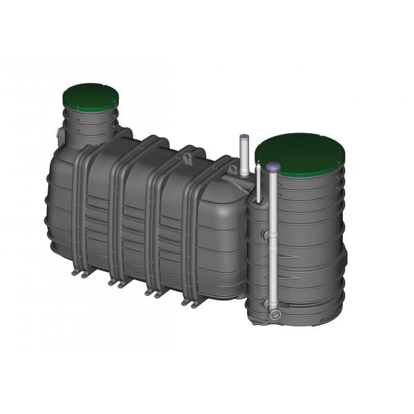 BIOROCK MONOBLOCK-3 V3 Non Electric Sewage Treatment Plant 8PE