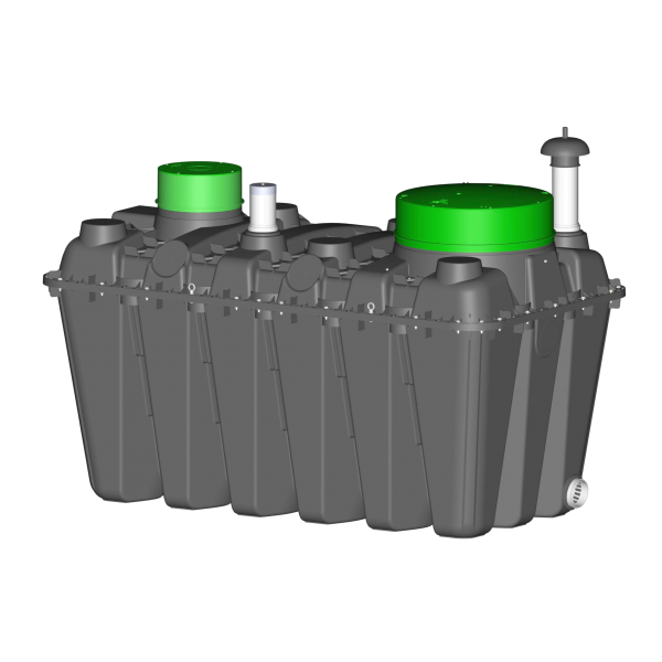 BIOROCK BEASY-2000 Non Electric Sewage Treatment Plant 2PE