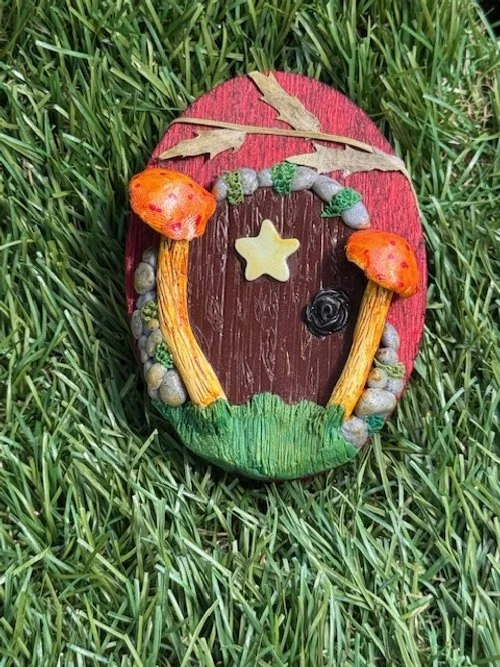 Hand Sculpted Polymer Clay Fairy Core Magnets - Twin Flames