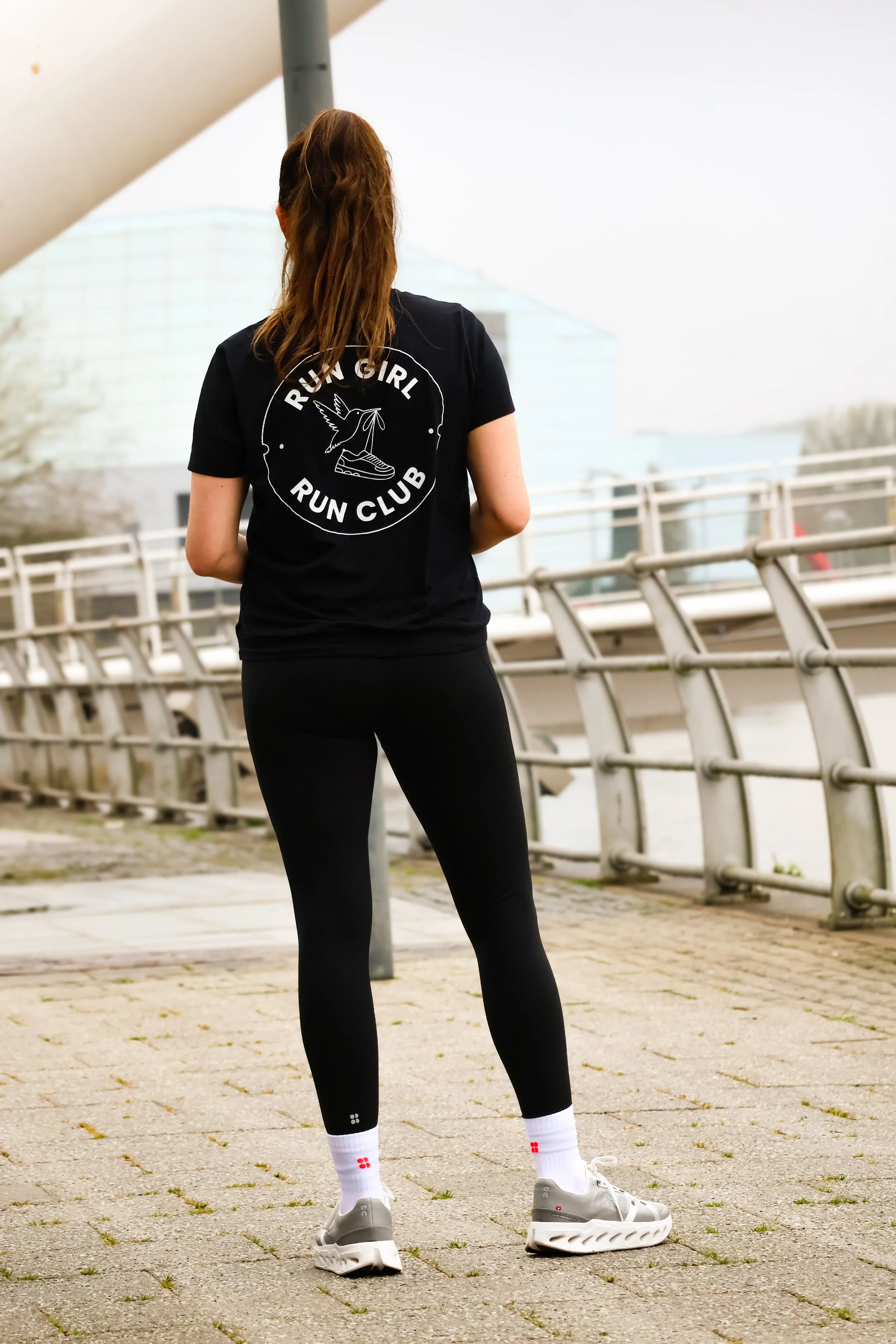 Run Club Logo Tee (black)