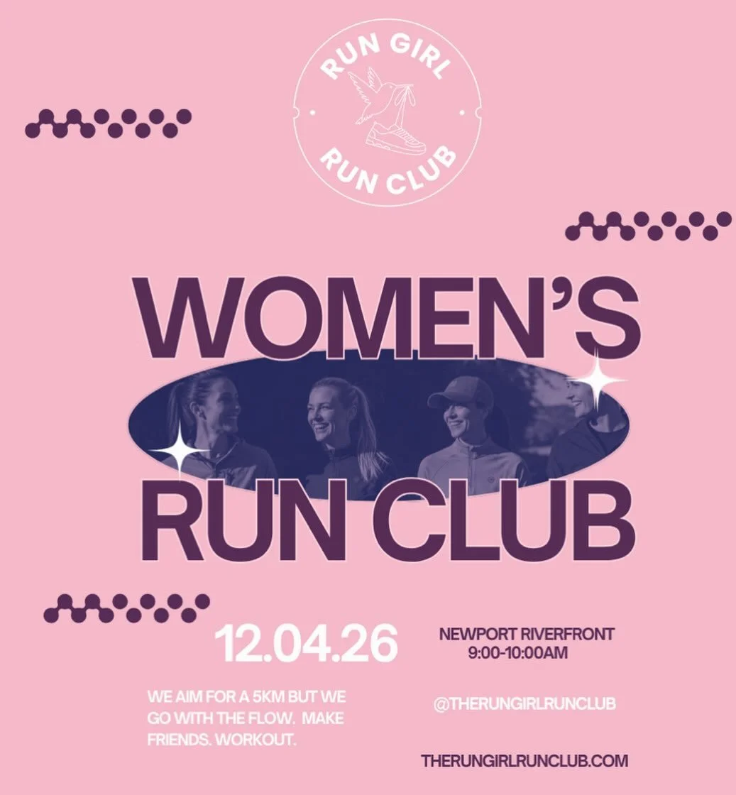 NEXT RUN: Sunday 12th April 💟
9:00-10:00am
5km social pace- chats and a mid- way regroup
Meet outside Newport University Building on Riverfront

See you there! THE RGRC X 

#therungirlrunclub
#runclub
#newport
#run 
#runningcommunity