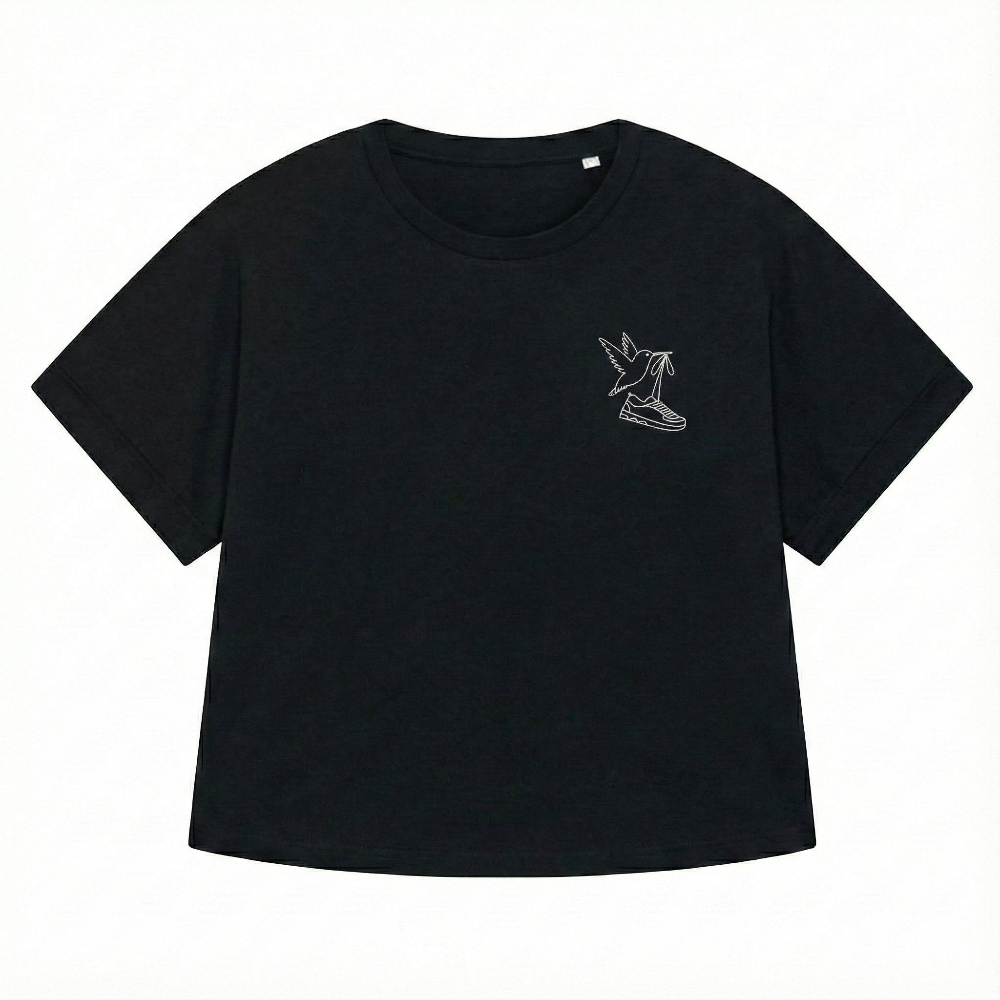 Hummingbird RGRC logo Oversized Tee (black)