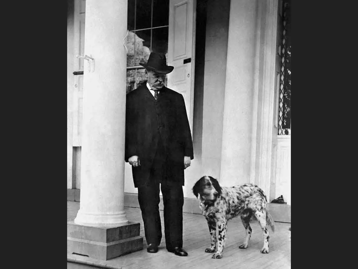 Grover Cleveland with Gallagher