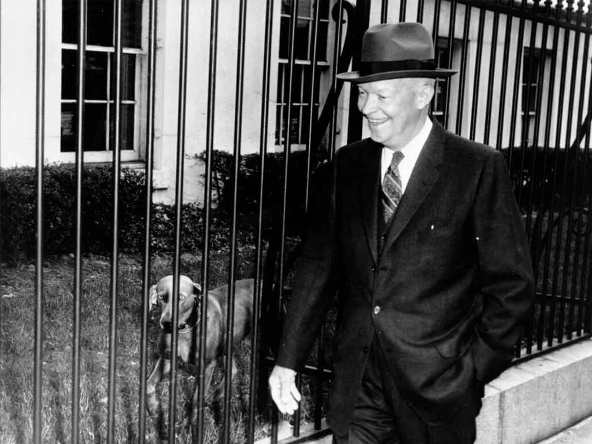 Eisenhower with Heidi