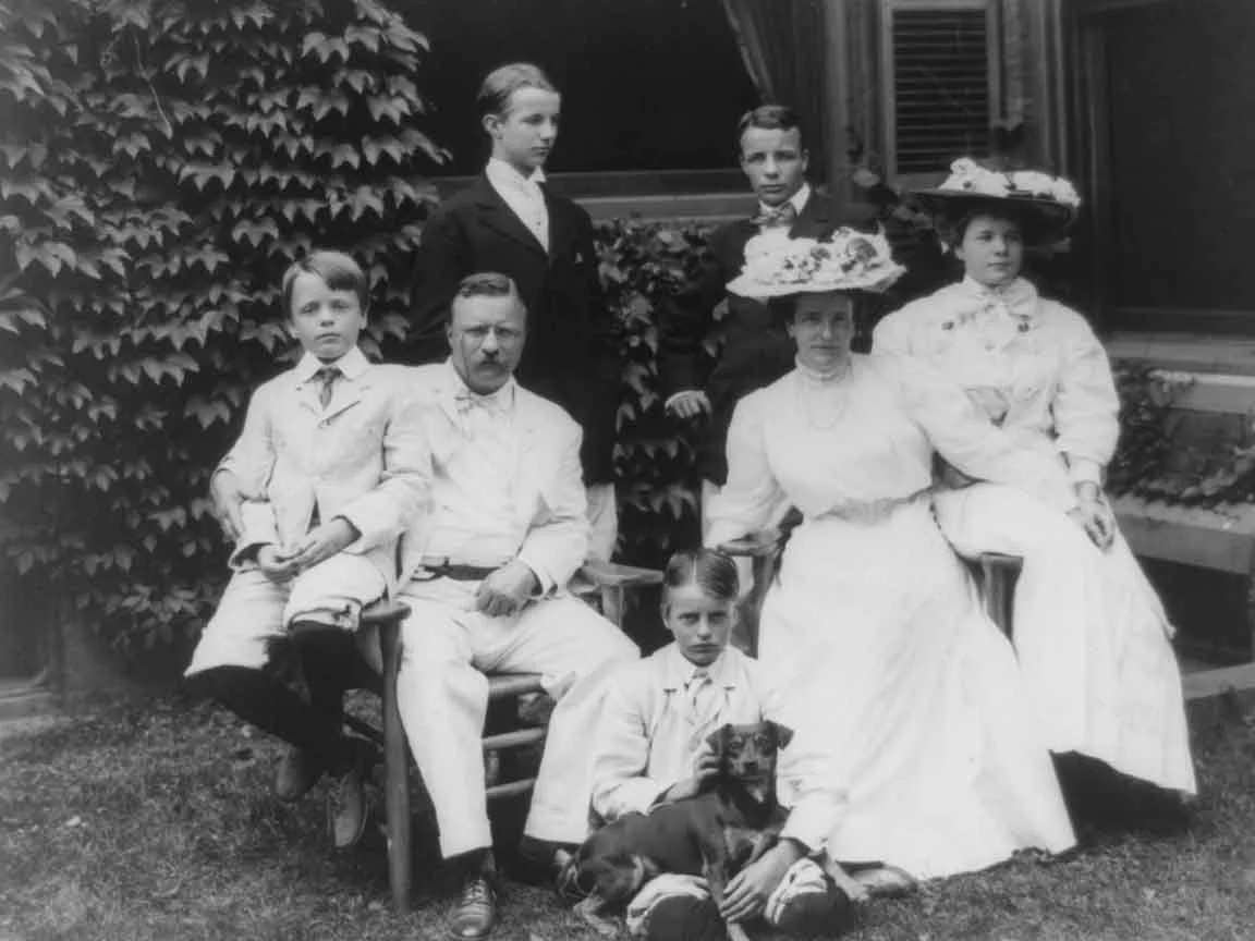 The Roosevelt Family at Ease