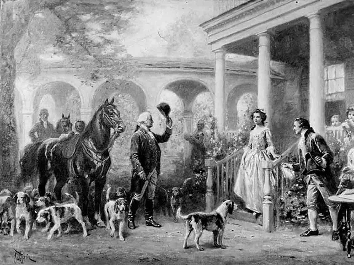 Washington, the Father of the American Foxhound