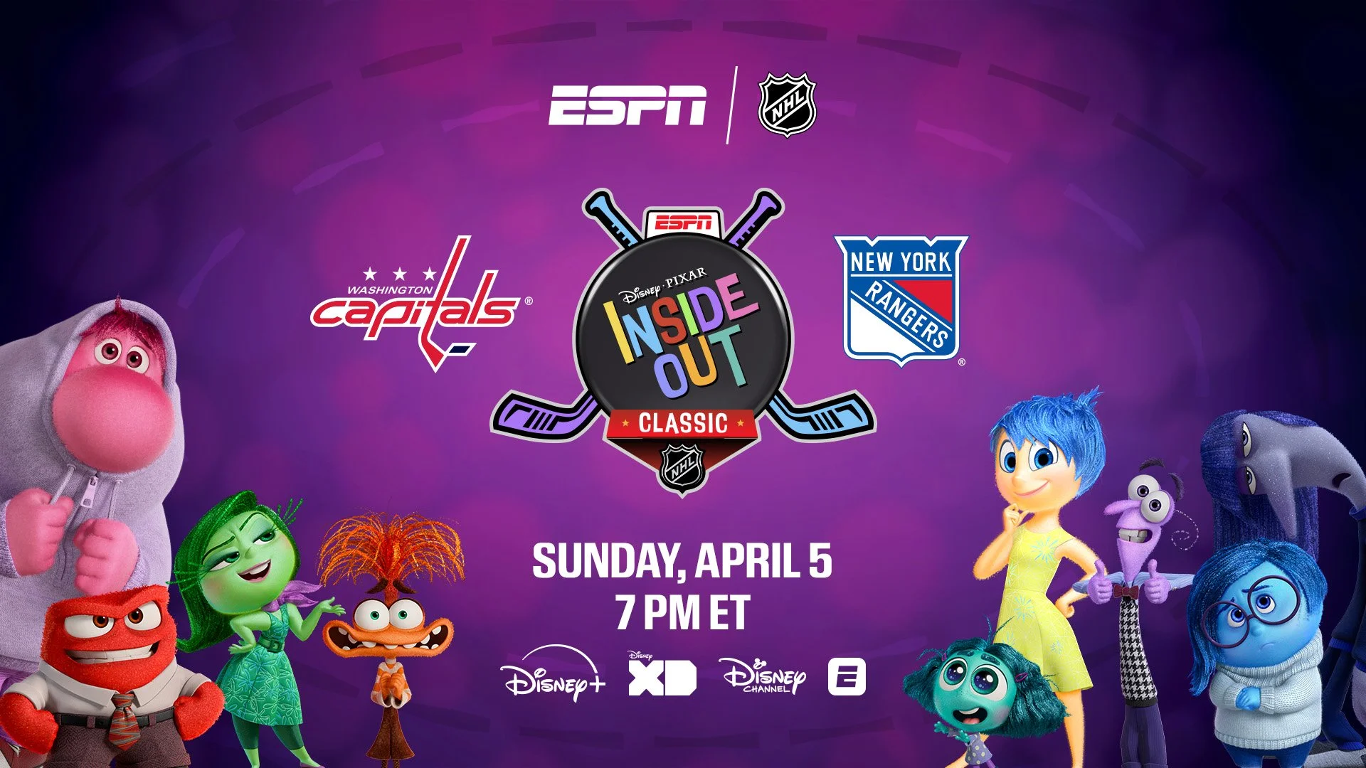 Core memories incoming: ESPN, Disney, Pixar and National Hockey League team up for Inside Out Classic