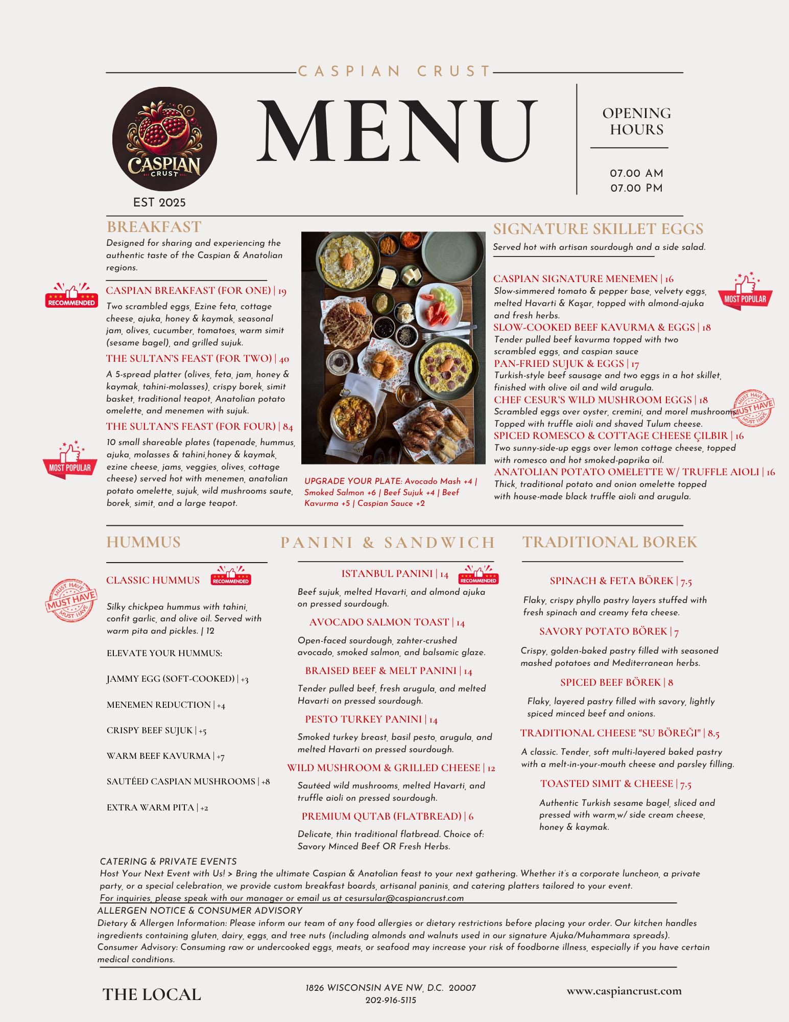 MENU FOOD