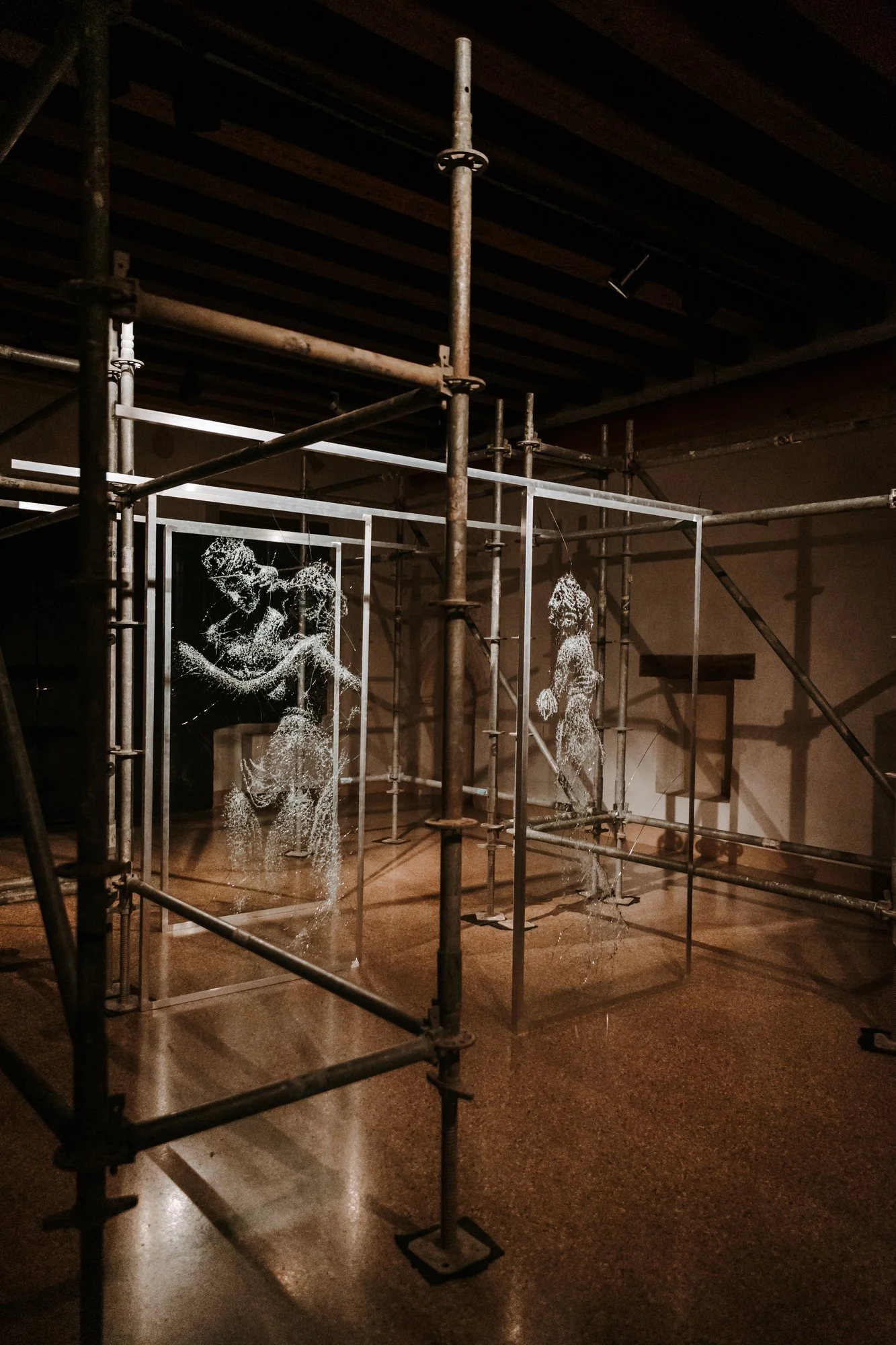 Installation view of Facing Grace, Ca' Robegan, Musei Civici di Treviso, Treviso, 2023