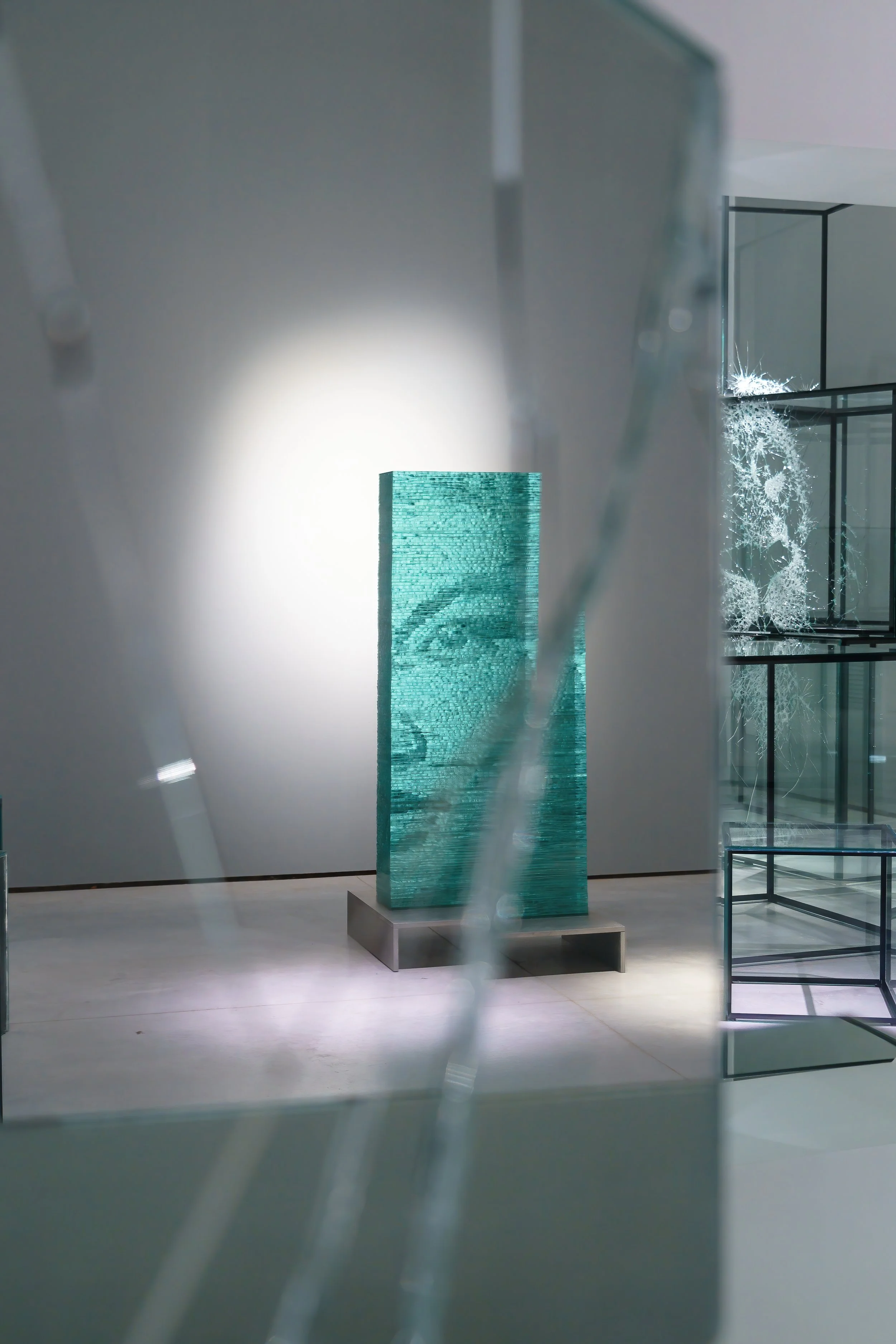 Installation view of Shattering Beauty, Museo del Vetro, Murano, 2023