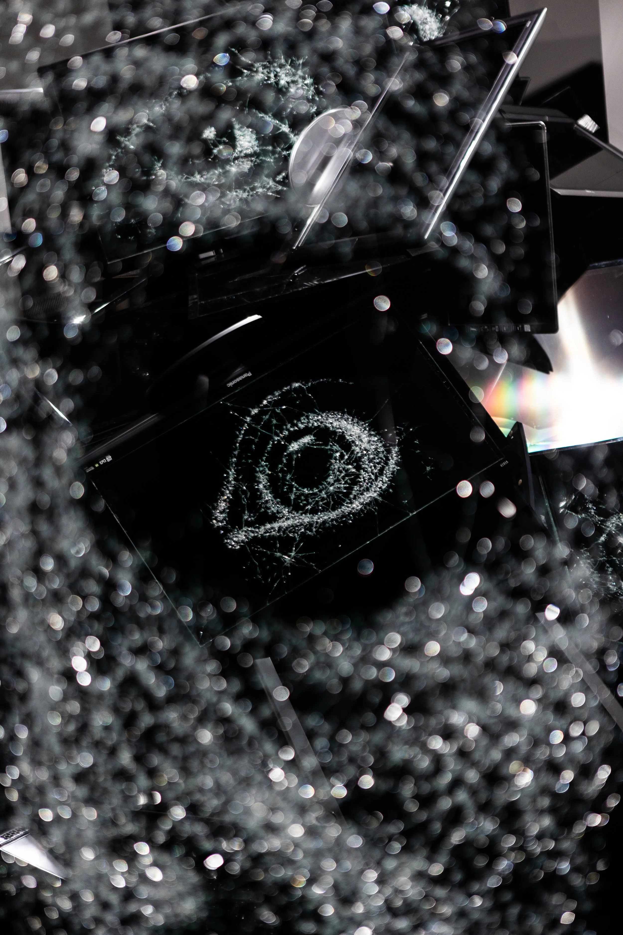Detail of a glass work by Simon Berger, Casarsa della Delizia, 2025