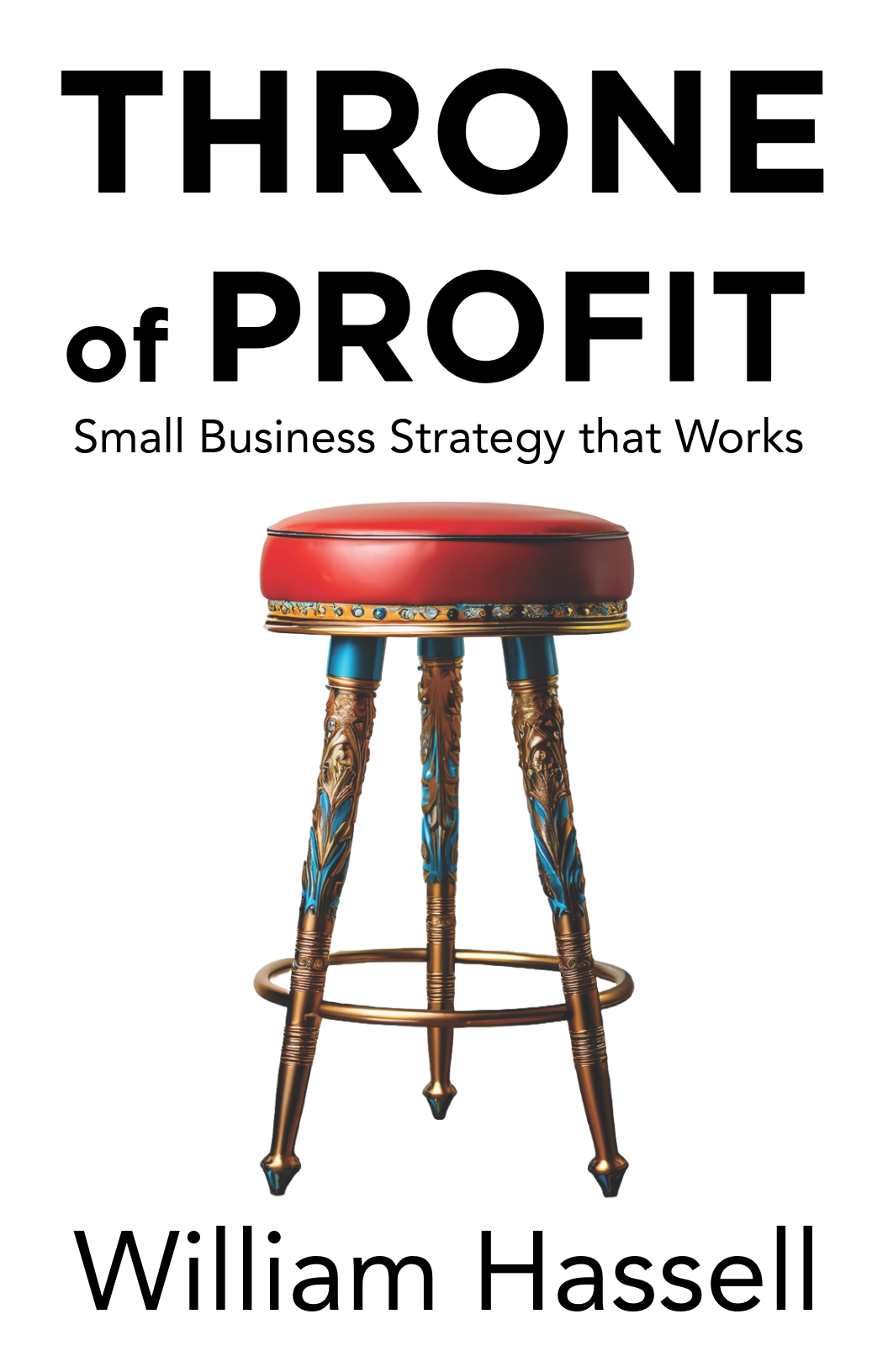 Throne of Profit brand image with stool symbol
