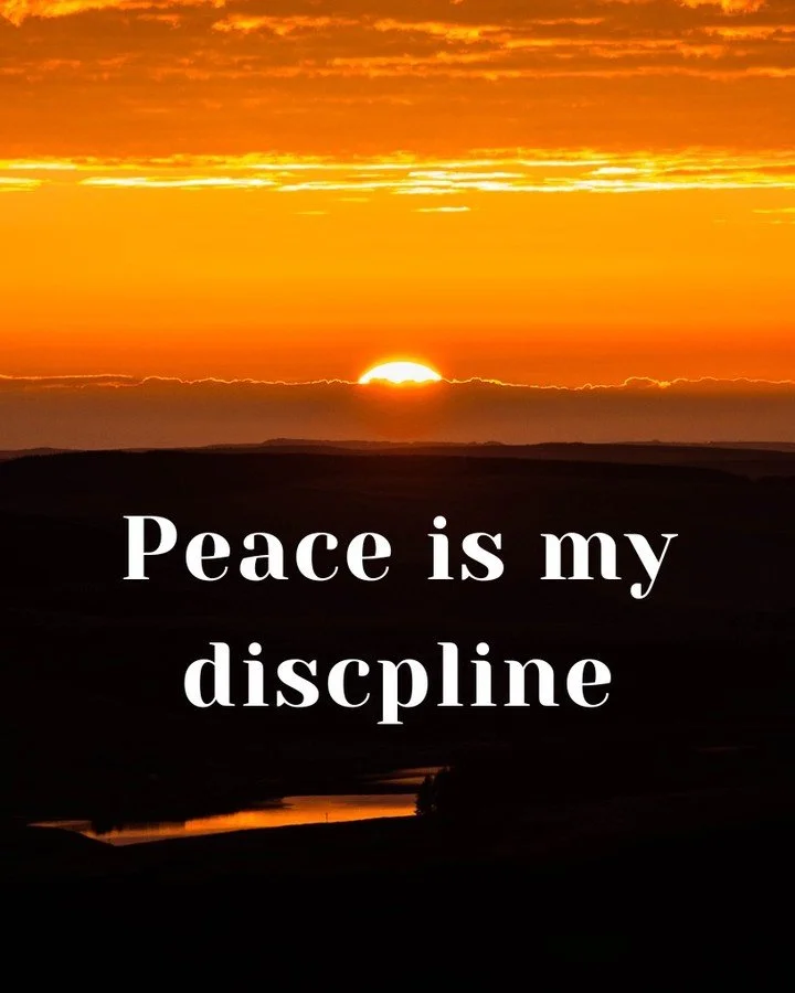 Peace isn&rsquo;t passive. It&rsquo;s the daily work of choosing calm over chaos. #PeaceIsMyDiscipline #ThreeBreaks