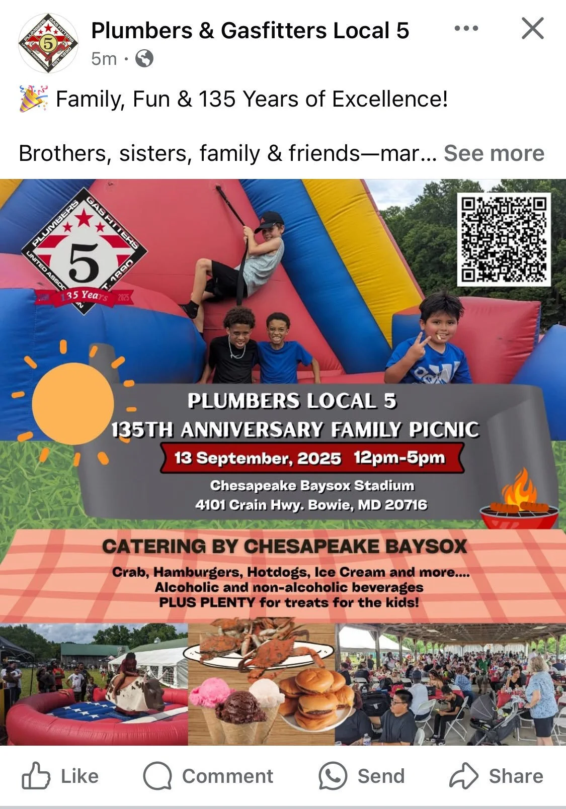 Plumbers Local 5: Family Picnic