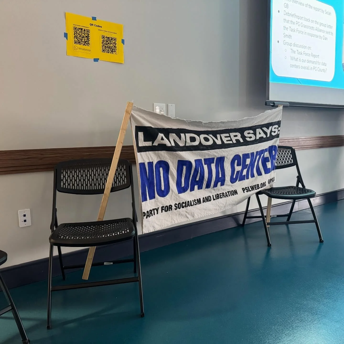 Deepest thanks to @psldc for your leadership and solidarity in the ongoing fight against hyperscale data centers in Prince George&rsquo;s County. A packed room of thoughtful, committed neighbors came out on Saturday offering a reminder that our count