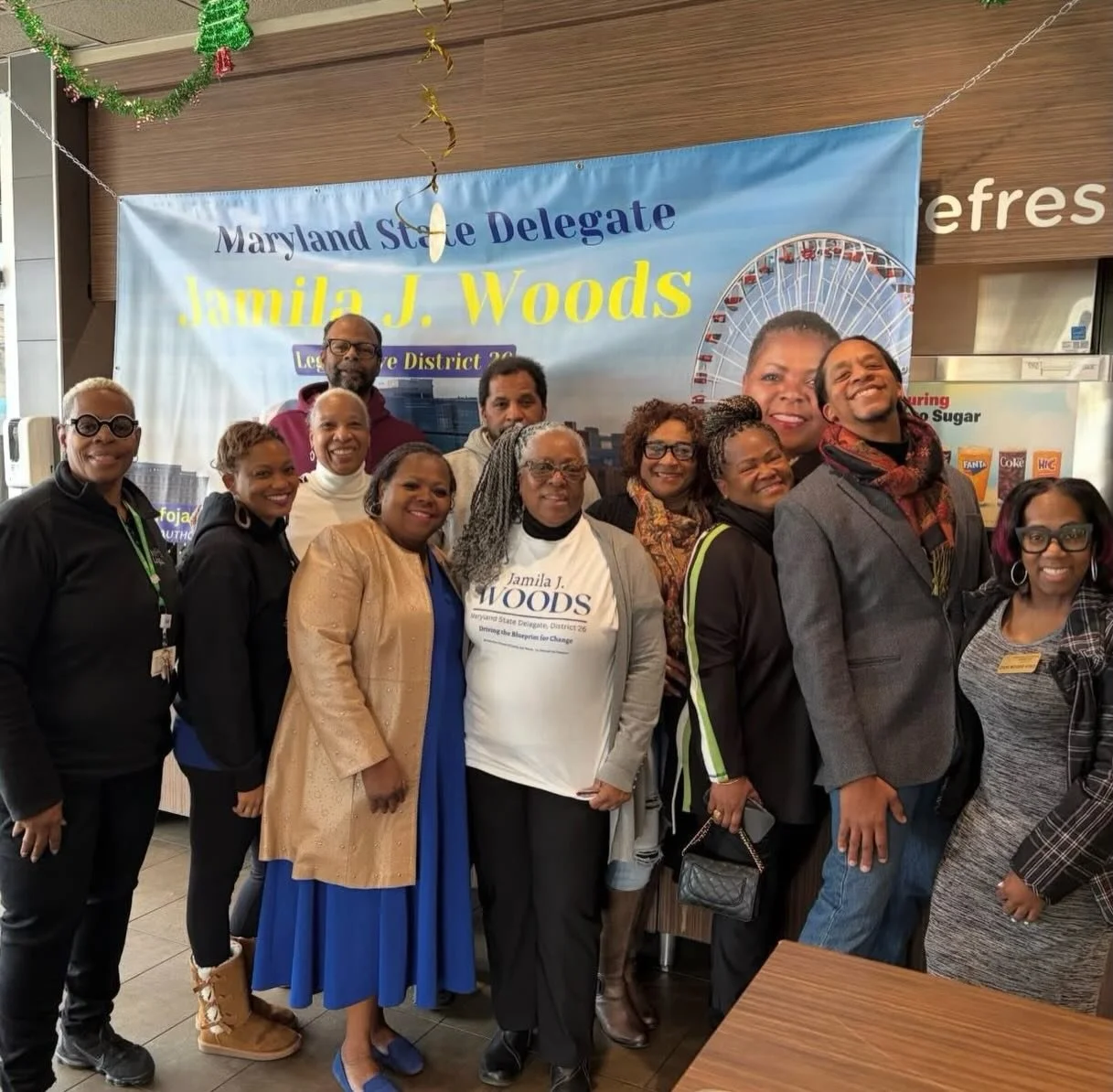 Huge thanks to Delegate Jamila Woods @revtrej for consistently hosting &ldquo;Coffee with the Delegate.&rdquo; These gatherings show what local government is meant to be: leaders showing up, meeting people where they&rsquo;re at, and standing with th